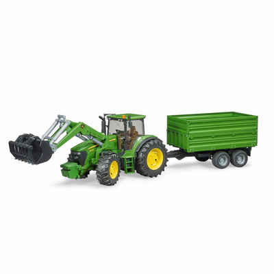 Bruder® Spielzeug-Traktor »John Deere 7930 mit Frontlader und Tandemachs-Tran«