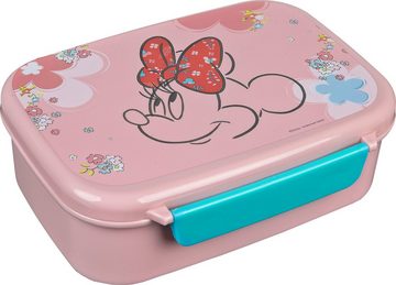 Scooli Lunchbox Brotzeitdose & Trinkflasche, Minnie Mouse, Kunststoff, (Set, 2-tlg), mit Trinkflasche