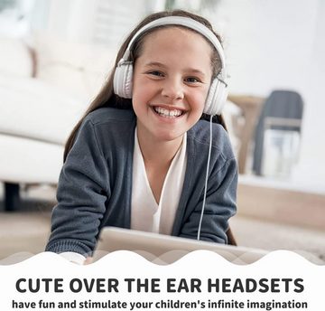 ONTA Faltbarer Leichte für Kinder On Ear Audio Kinder-Kopfhörer (Klare Höhen und starker Bass für ein immersives Klangerlebnis., mit erstklassiger Klangqualität und individuellem Komfort)