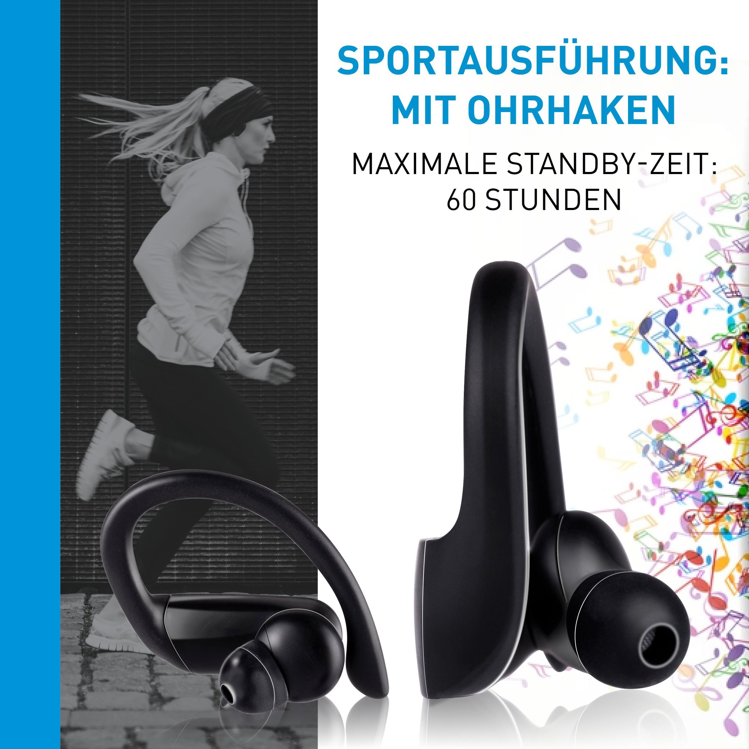 Grundig Grundig Kopfhörer Kabellos Bluetooth – In-Ear Ohrhörer In-Ear-Kopfhörer