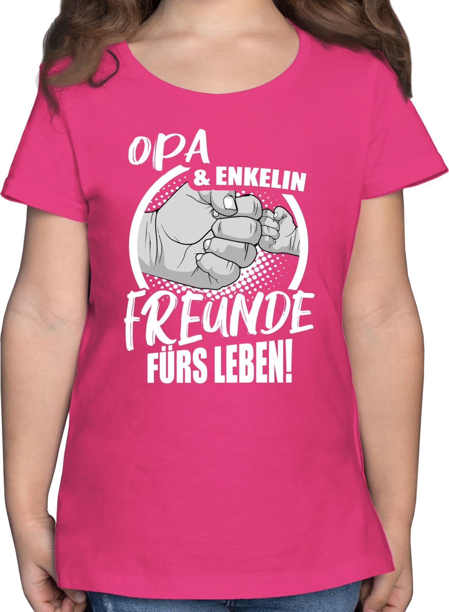 Shirtracer TShirt »Opa & Enkelin Freunde fürs Leben! PartnerLook