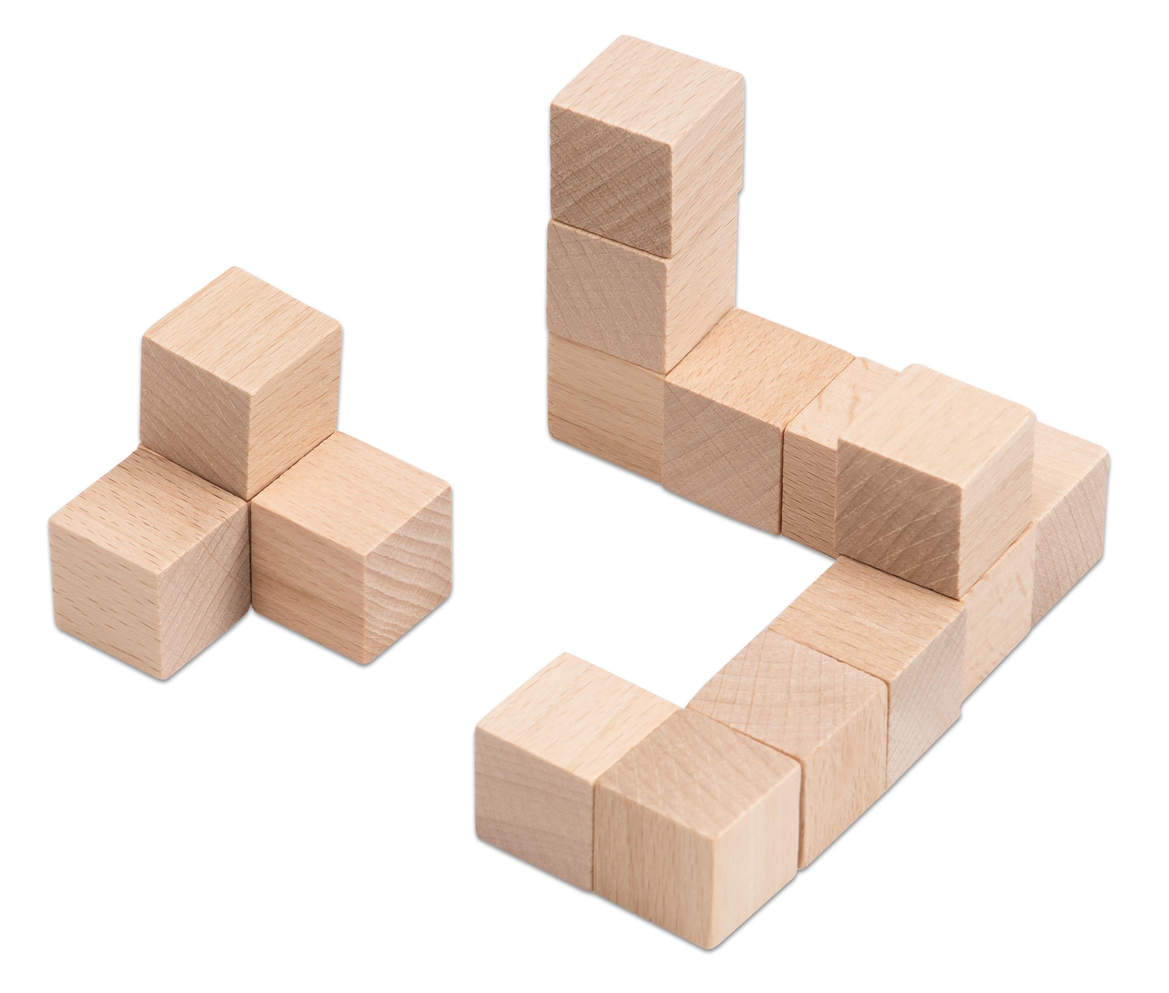 Betzold Lernspielzeug Holzwürfel, naturbelassen, 150 Stück