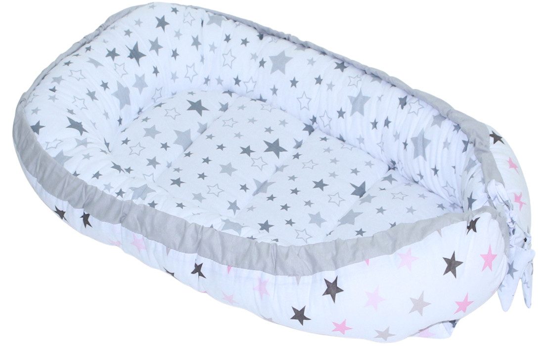 Primawela Bettnestchen Baby Nestchen Kokon Kuschelnest Baumwolle