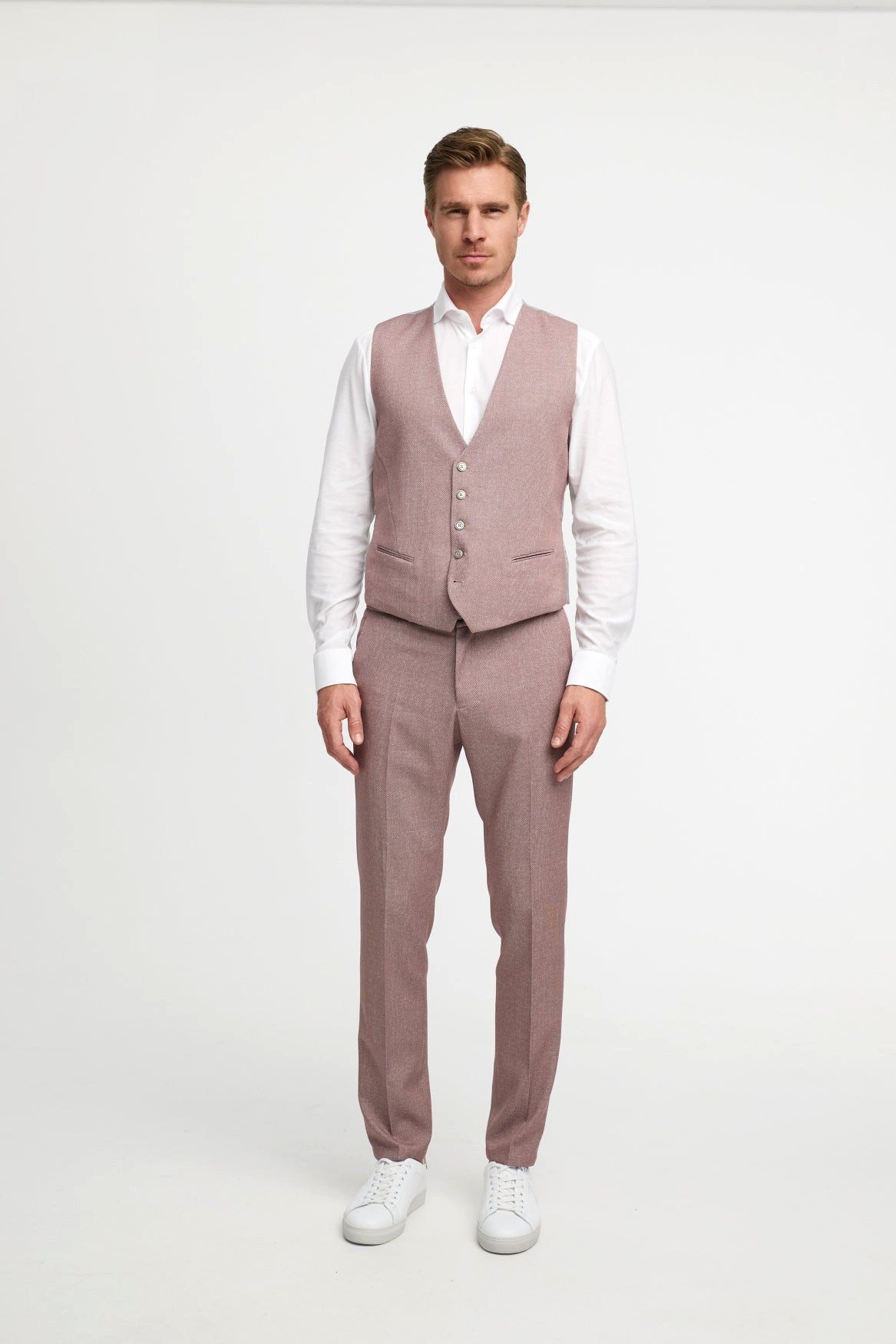 ZUITABLE Anzughose 241212-520 DiSpartaflex SE Med. Rose, Med. Rose