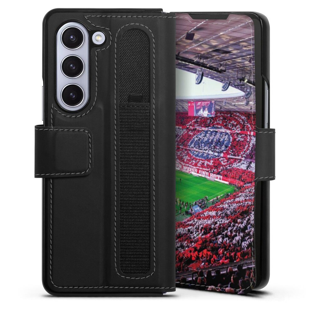 DeinDesign Handyhülle FCB Stadion FC Bayern München FCB Stadion Tribüne, Samsung Galaxy Z Fold 5 Hülle Handy Flip Case Wallet Cover