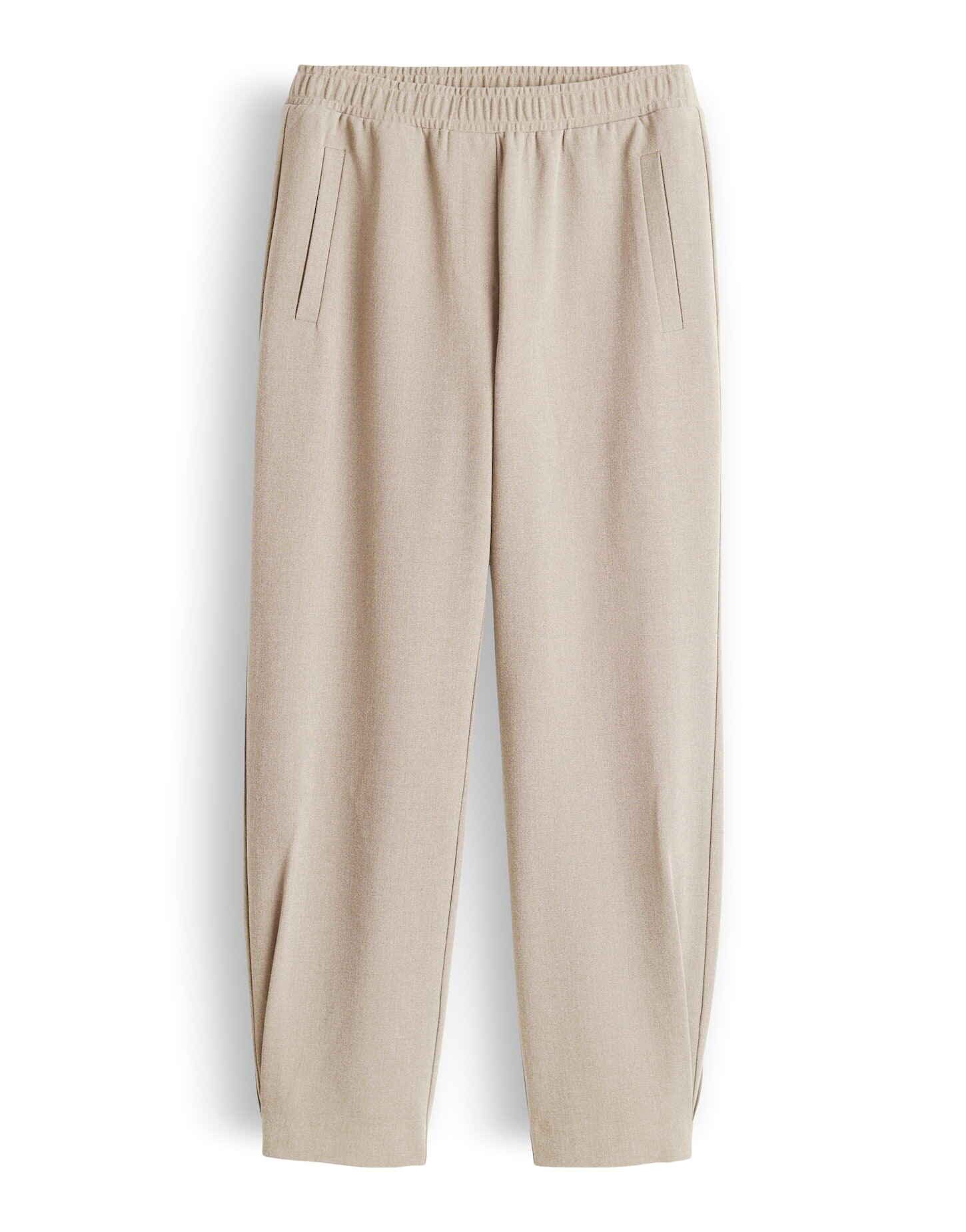 OPUS Stoffhose MYHA FLOW in feiner Mélange Optik Schmal zulaufendes Bein, w günstig online kaufen