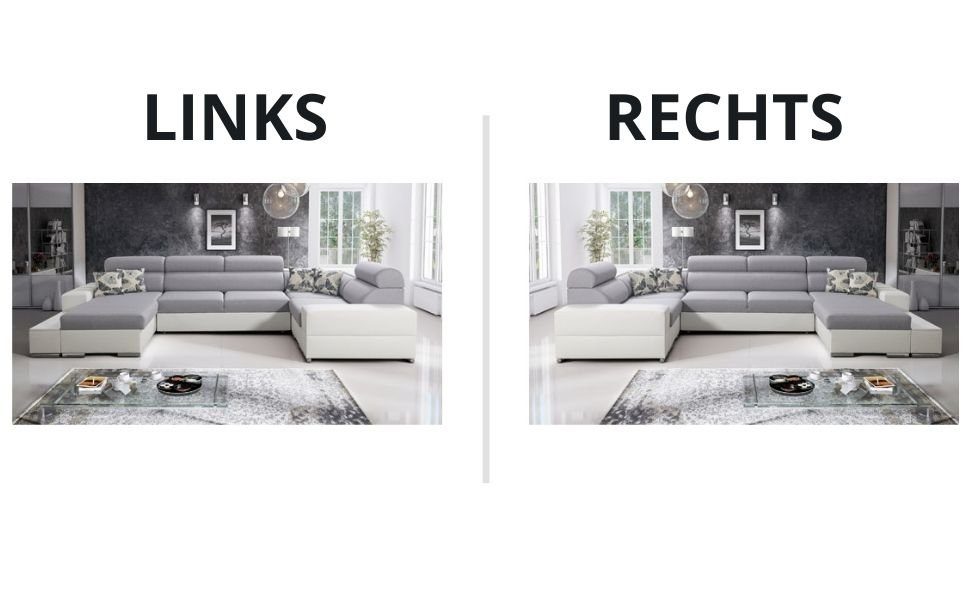 Best for Home Ecksofa ALEX - für Wohnzimmer, Ihre MINI Bettkasten Entdecken das TWIST15+EKJI - Neue & Sie Schlaffunktion Moderne Eckcouch