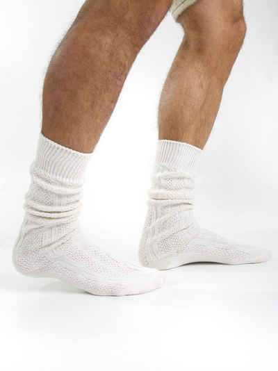 Almbock Trachtensocken »Trachten Socken kurz« (1-Paar) naturfarben