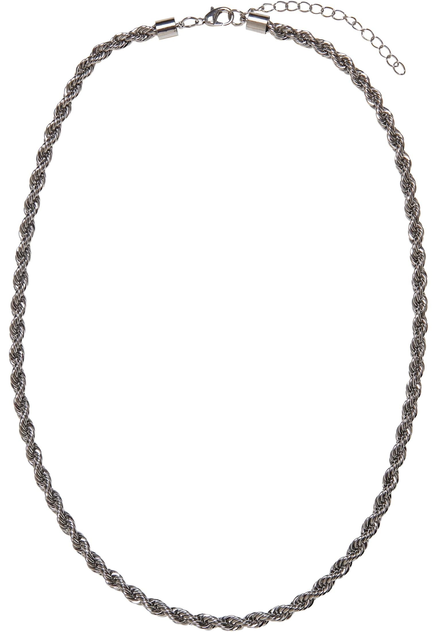 URBAN CLASSICS Schmuckset Accessoires Charon silver Bracelet Intertwine Necklace (1-tlg) Set And