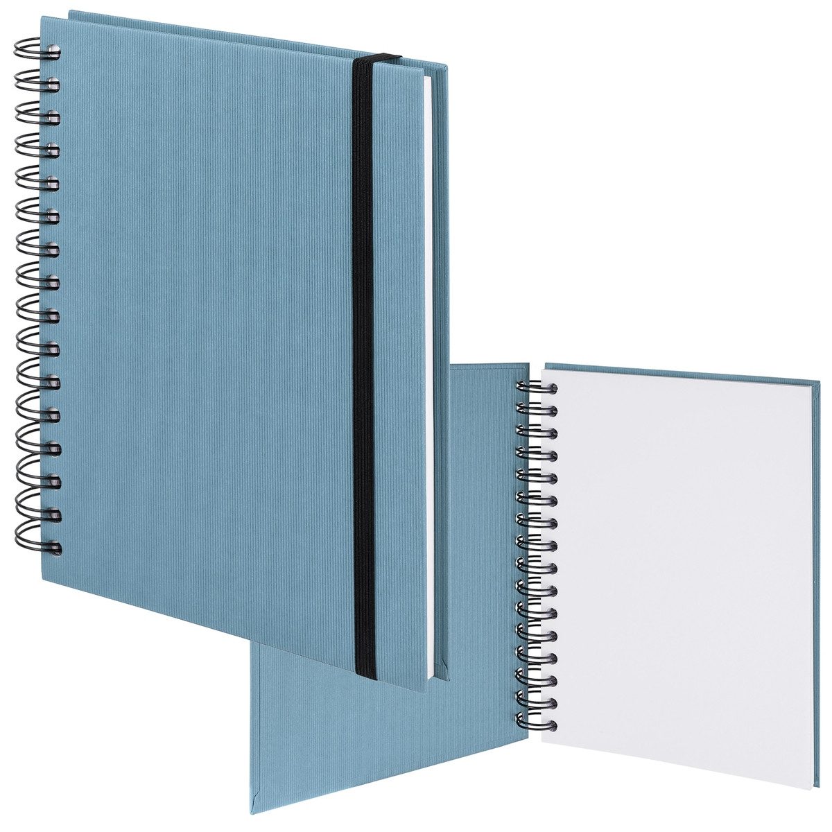 Rössler Notizbuch RÖSSLER Notizbuch S.O.H.O. mit Gummizug denim DIN A5