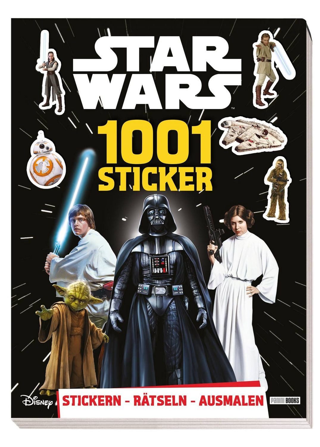 Star Wars: 1001 Sticker - Stickern - Rätseln - Ausmalen / Panini