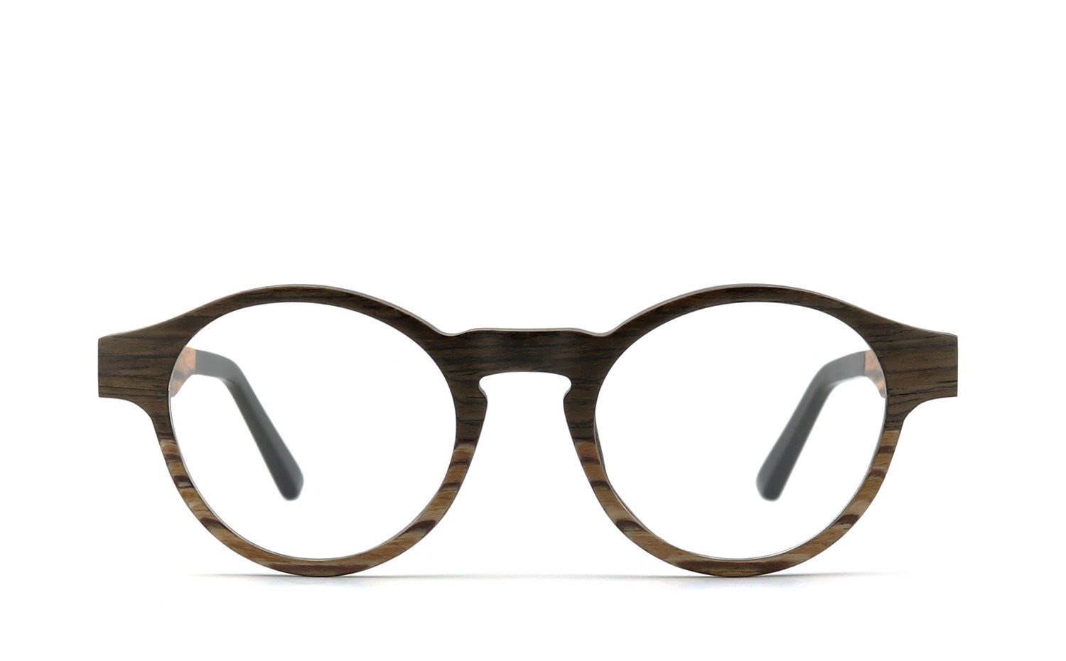 Flex-Scharnieren Holzbrille, Brille mit COR009 COR Bügel