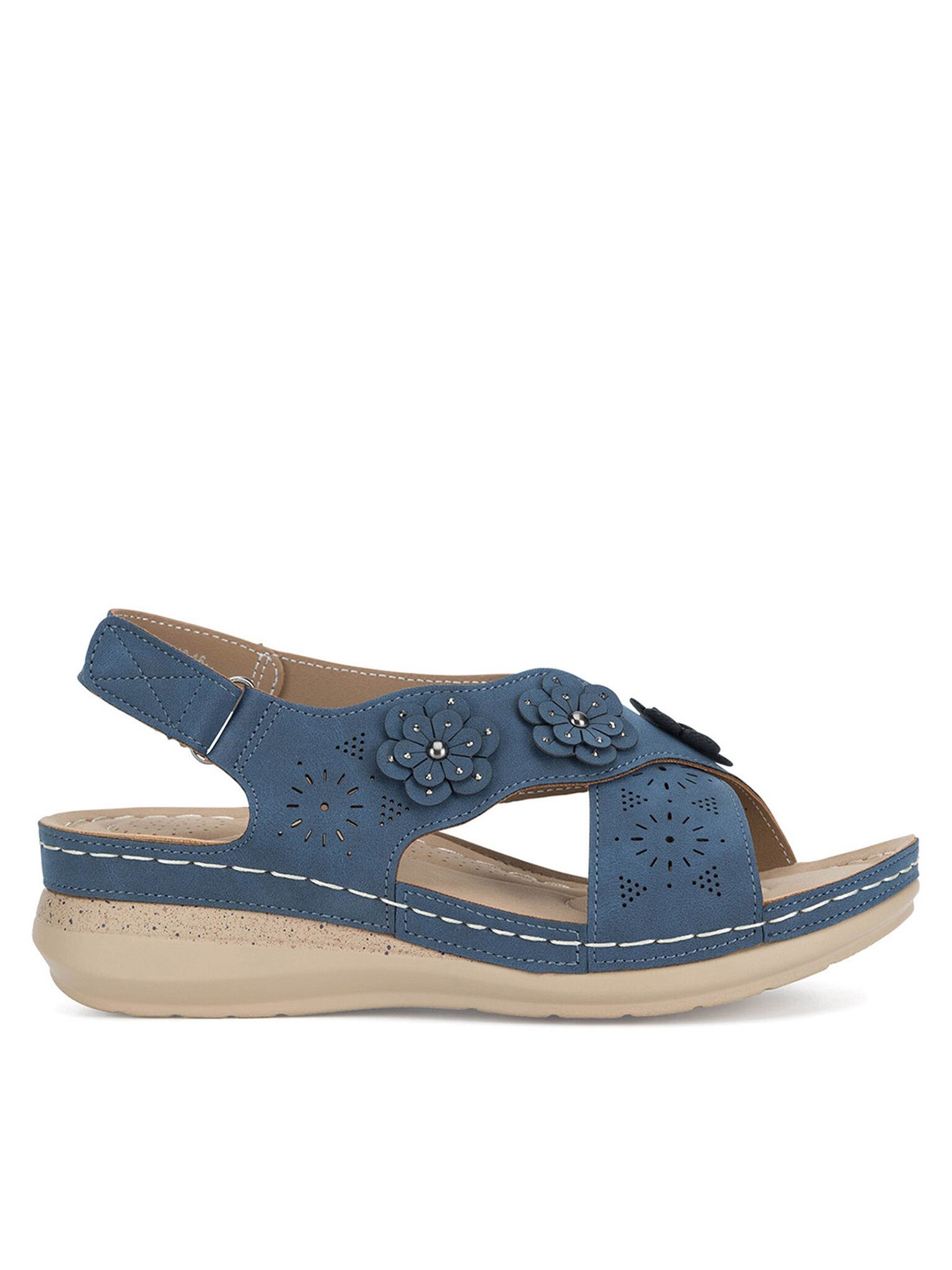 Clara Barson Sandalen WYL05010-16 Dunkelblau Sandale günstig online kaufen