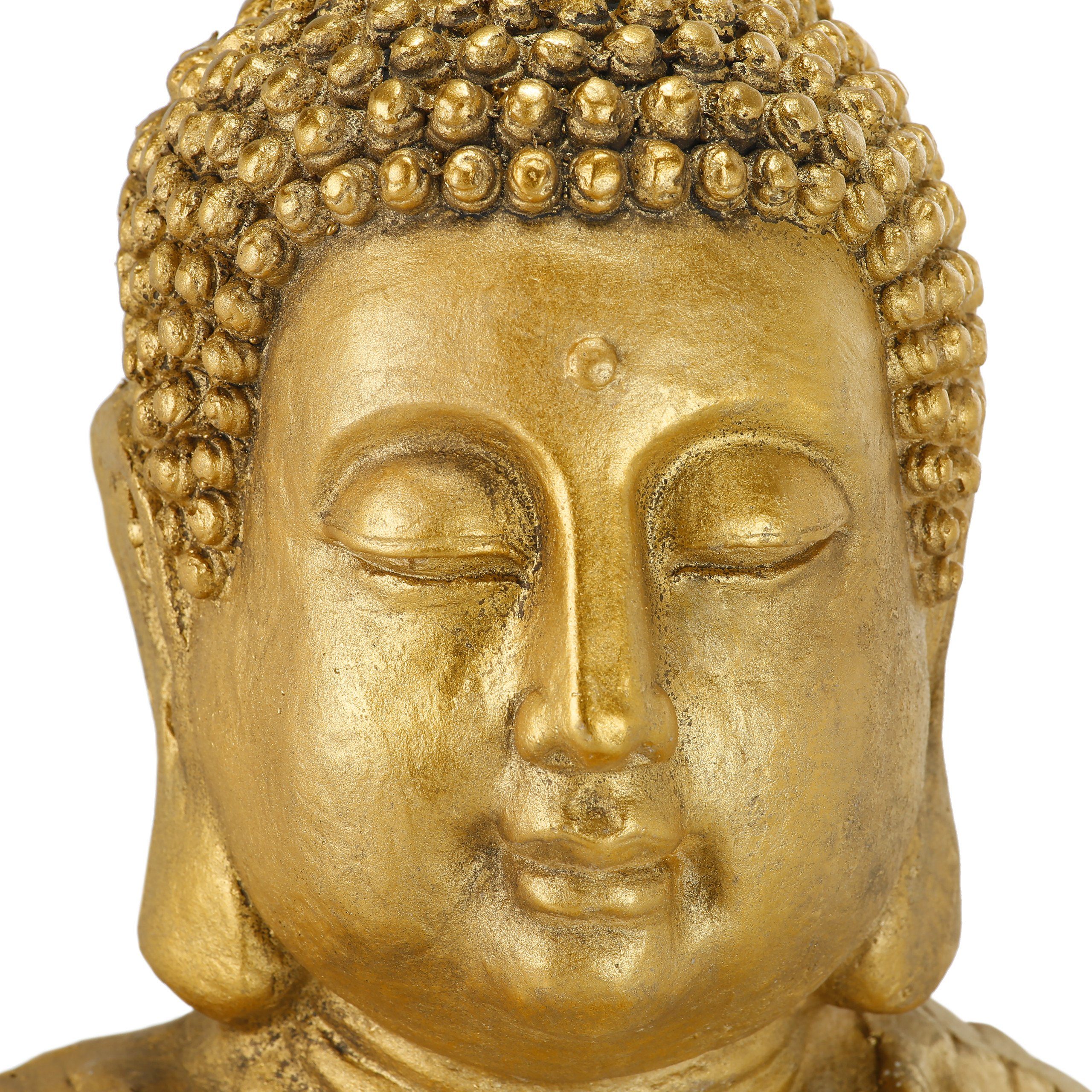 relaxdays Buddhafigur Große Buddha Garten cm Figur 70