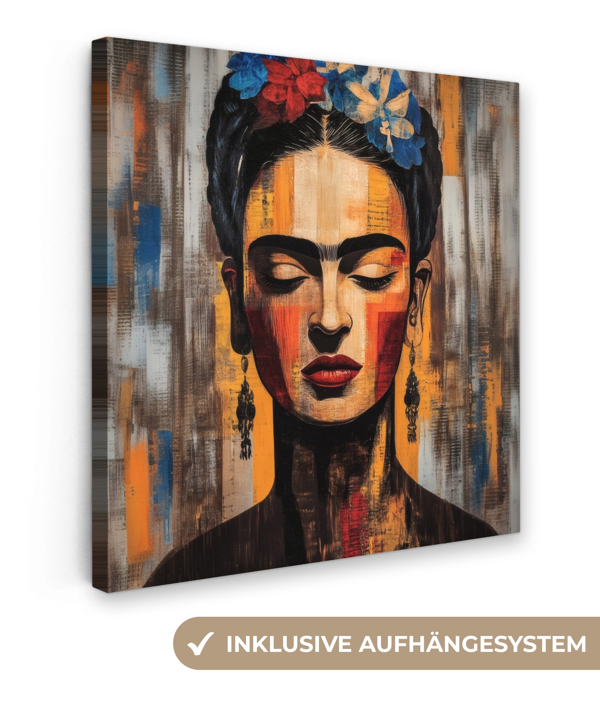 OneMillionCanvasses® Leinwandbild Porträt - Frau - günstig online kaufen