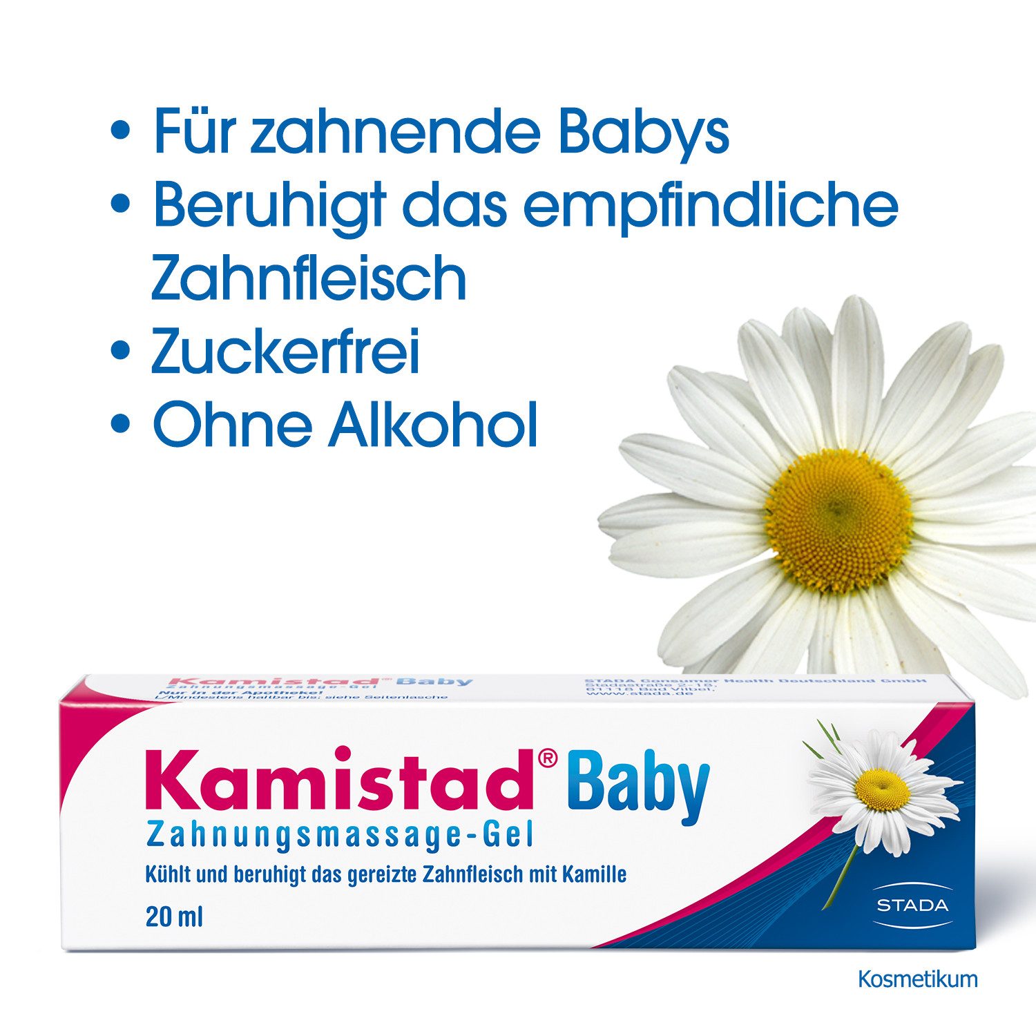 Kamistad® Zahnpasta Baby Zahnungsmassage-Gel, (1-St)