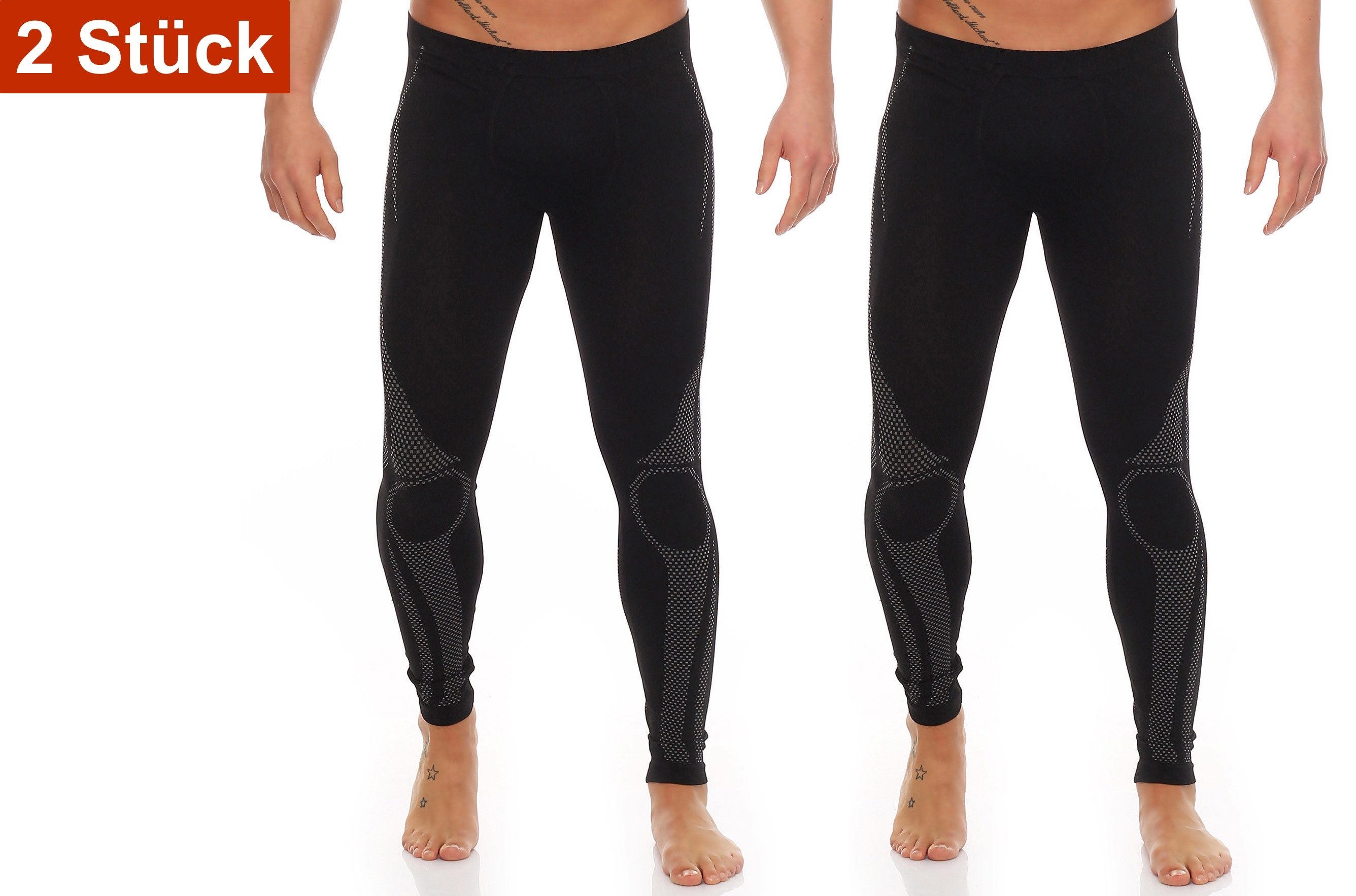 Cocain underwear Funktionsunterhemd Lange warme Herren Ski-Unterwäsche Unterhose Unterhemd Thermo Funktion mit Membrantechnologie