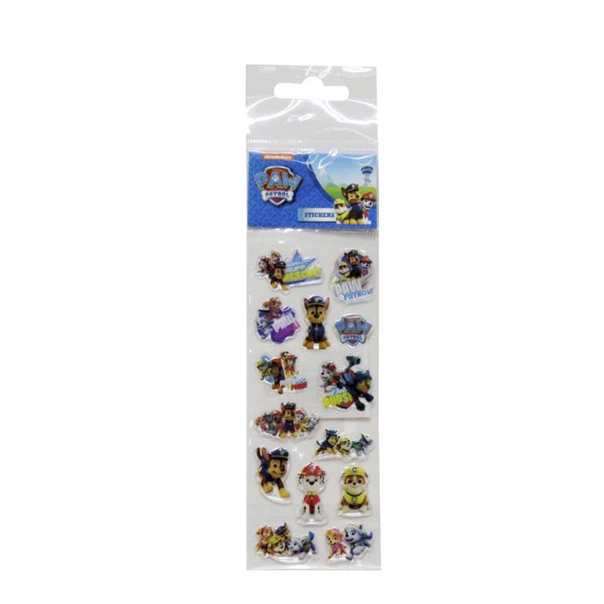 PAW PATROL Stickerbuch Sticker geprägte Kinderaufkleber 14 tlg mit verschiedenen Motiven