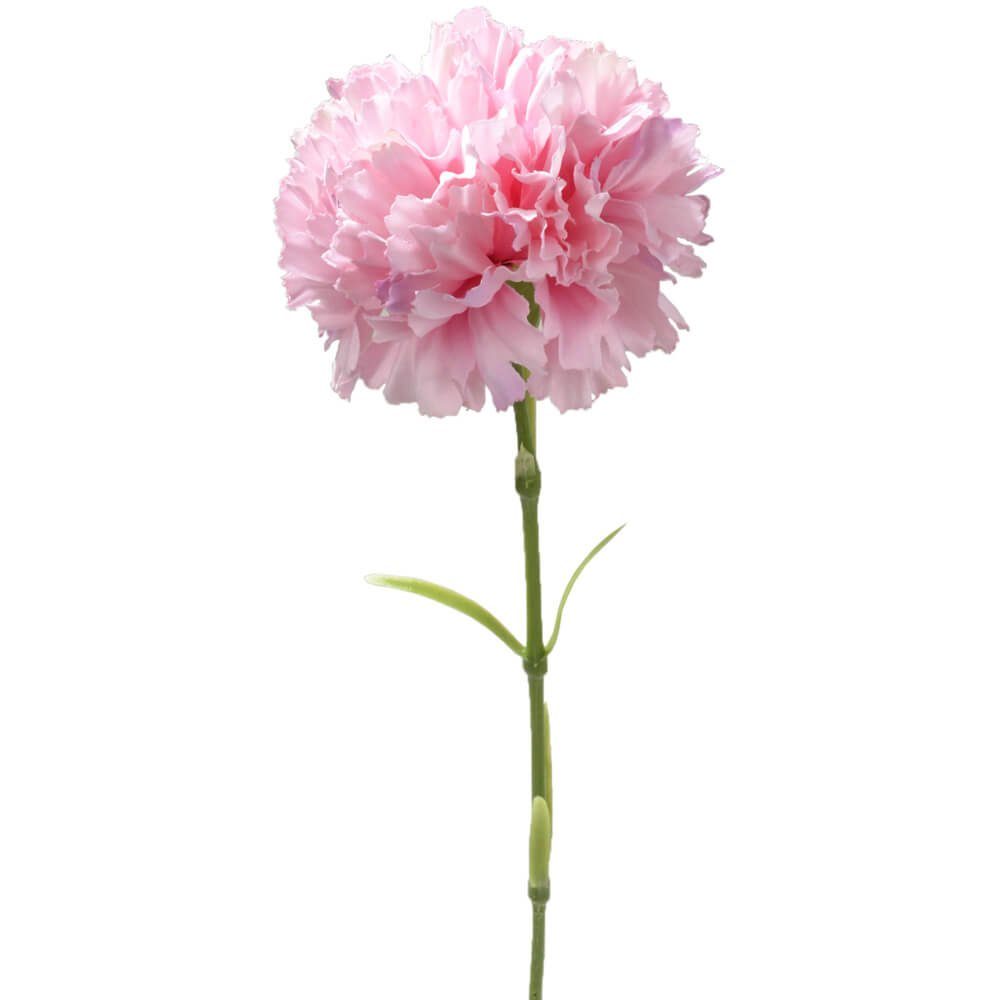 Kunstblume Nelken künstlich Blumen 1 Stk ca 52 cm rosa Nelken, matches21 HOME & HOBBY, Höhe 52 cm, Indoor