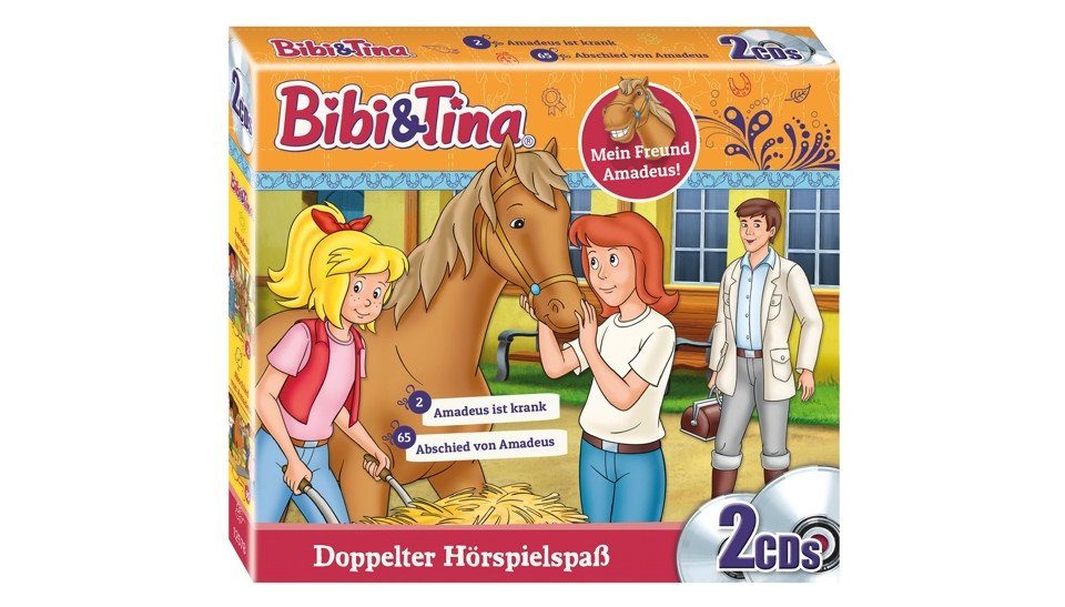 Hörspiel-CD Bibi & Tina - Mein Freund Amadeus - Amadeus ist krank / Abschied, 2...