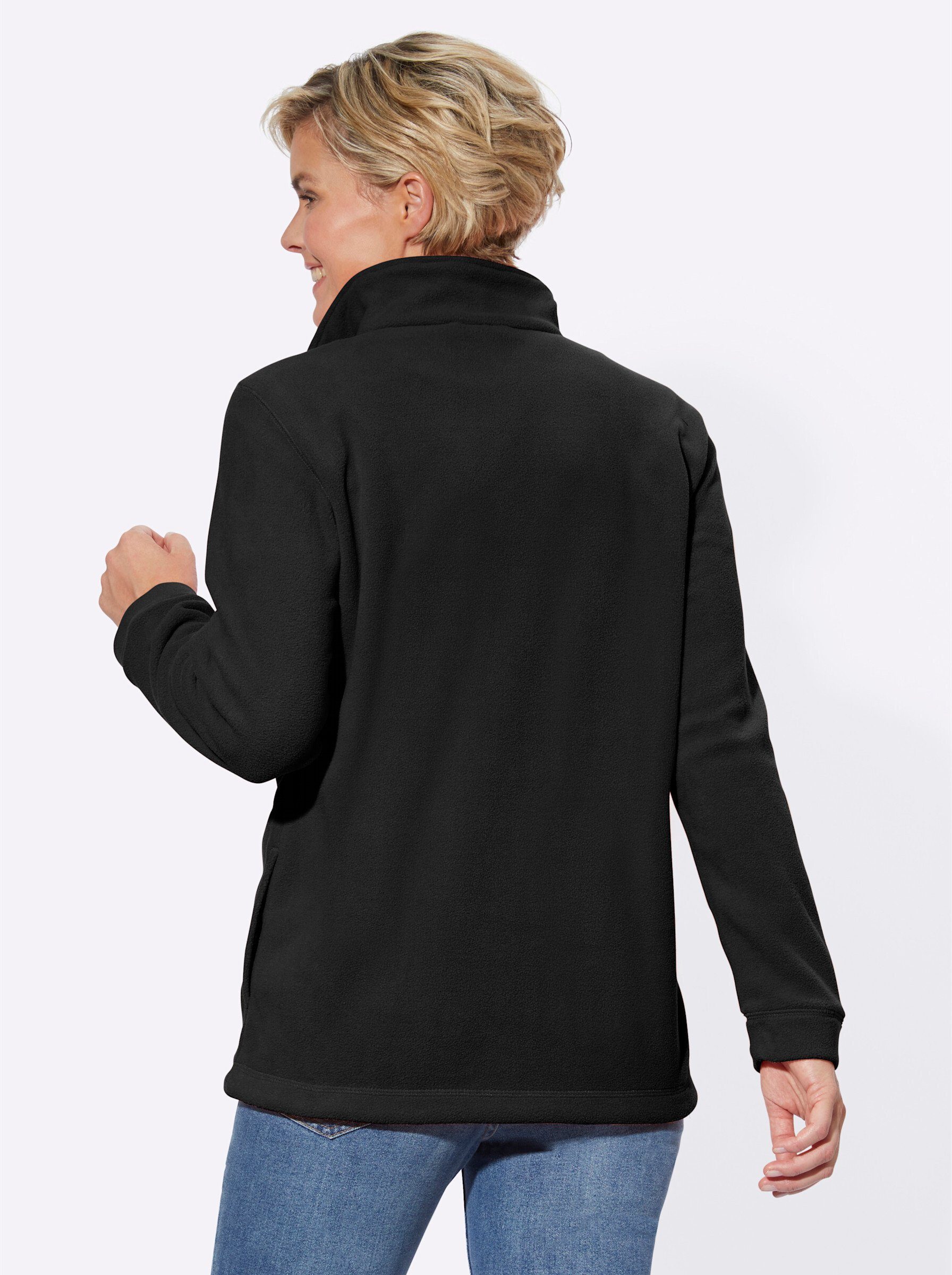 WEIDEN WITT Fleecejacke schwarz