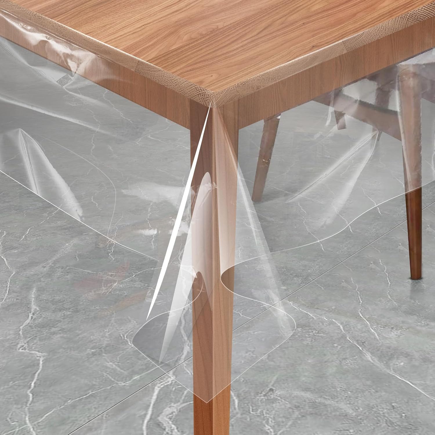 Tischdecke Tischfolie Transparent Durchsichtig Tischschutz 0,2 mm