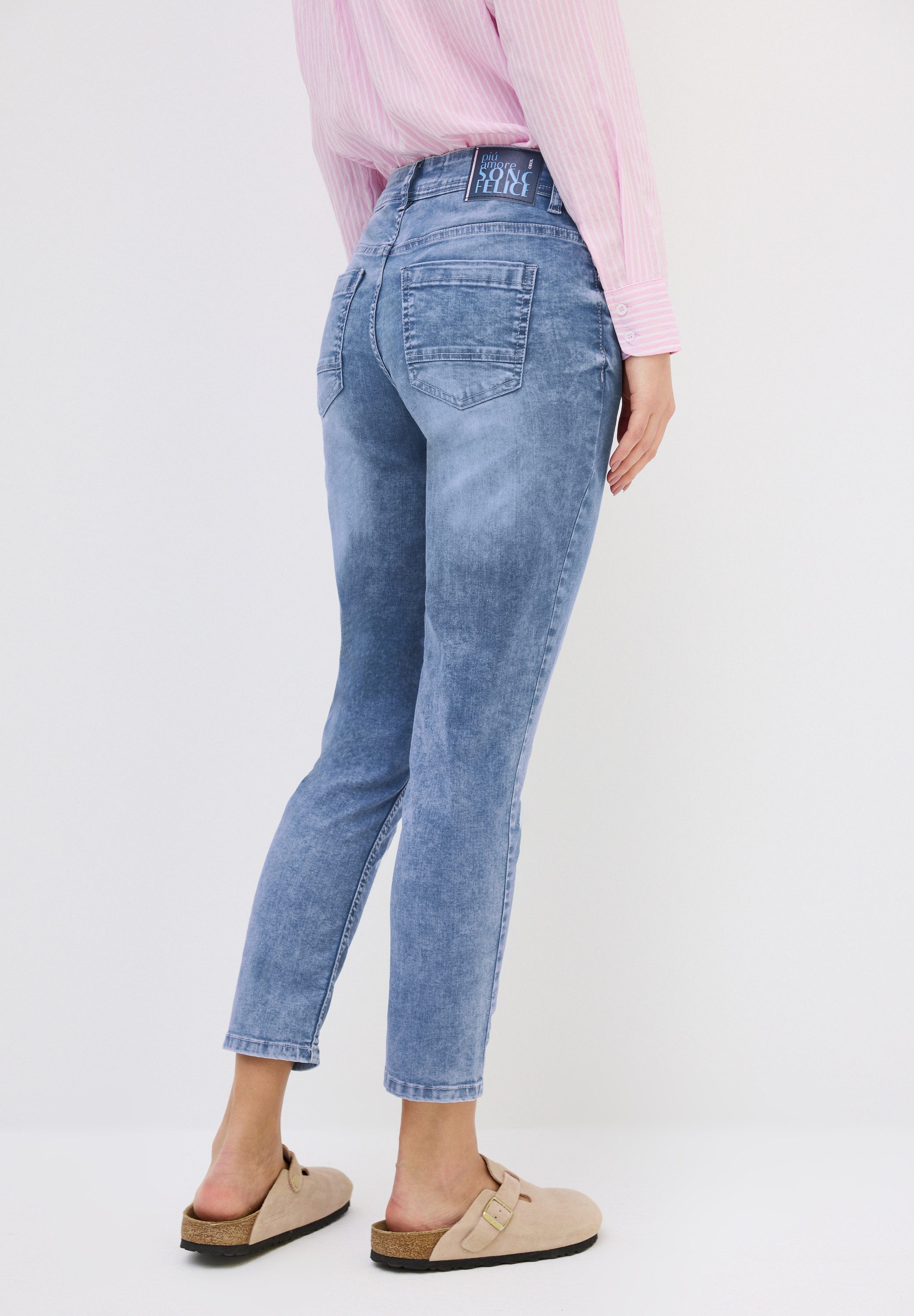 CECIL Comfort-fit-Jeans Middle Waist günstig online kaufen