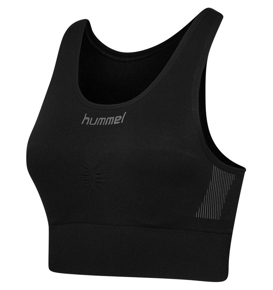 hummel Sport-BH Sport-Bra Seamless Rundhals nahtlos (schnelltrocknend, leicht) schwarz