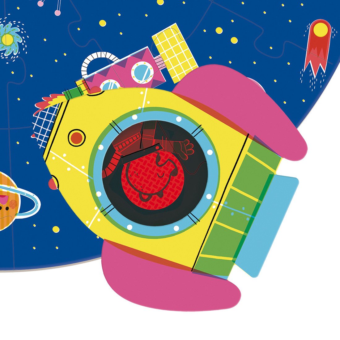 Goula Puzzle Goula, Space, 25 Teile XXL Puzzle, 25 Puzzleteile