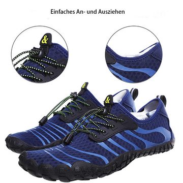 Fivejoy Herren-Wasserschuhe,Damen-Schwimmschuhe,schnell trocknend Strandschuhe Badeschuh Aqua-Schuhe, Tauchsocken, Yoga-Schuhe