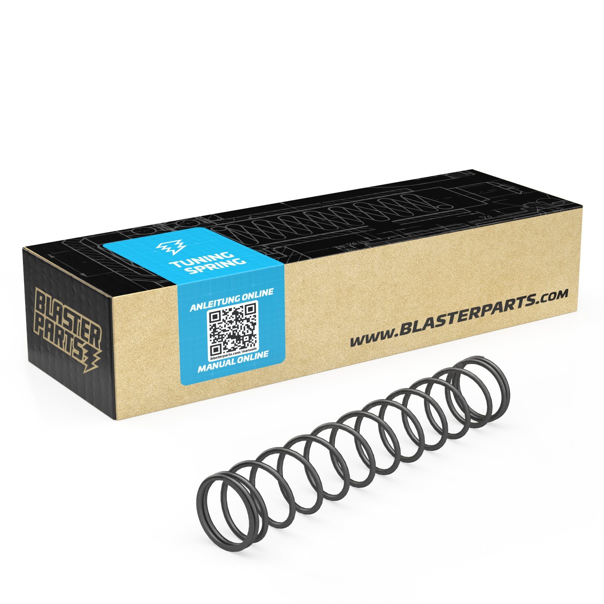 Blasterparts Blaster Stärkere Feder für bis zu 16% mehr Leistung, Diese passgenaue Tuning-Feder von Blasterparts steigert die Schussleis