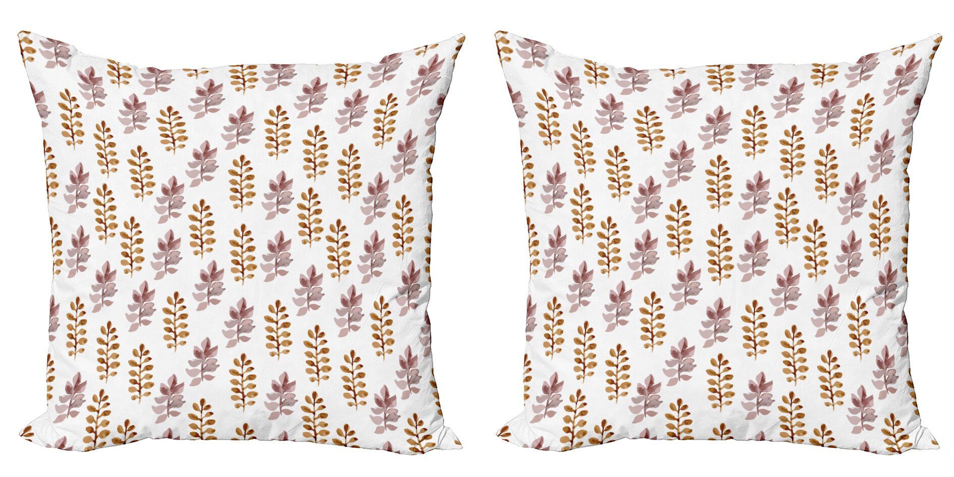 Kissenbezüge Modern Accent Doppelseitiger Digitaldruck, Abakuhaus (2 Stück), Natur Blüten Frühling Zweige