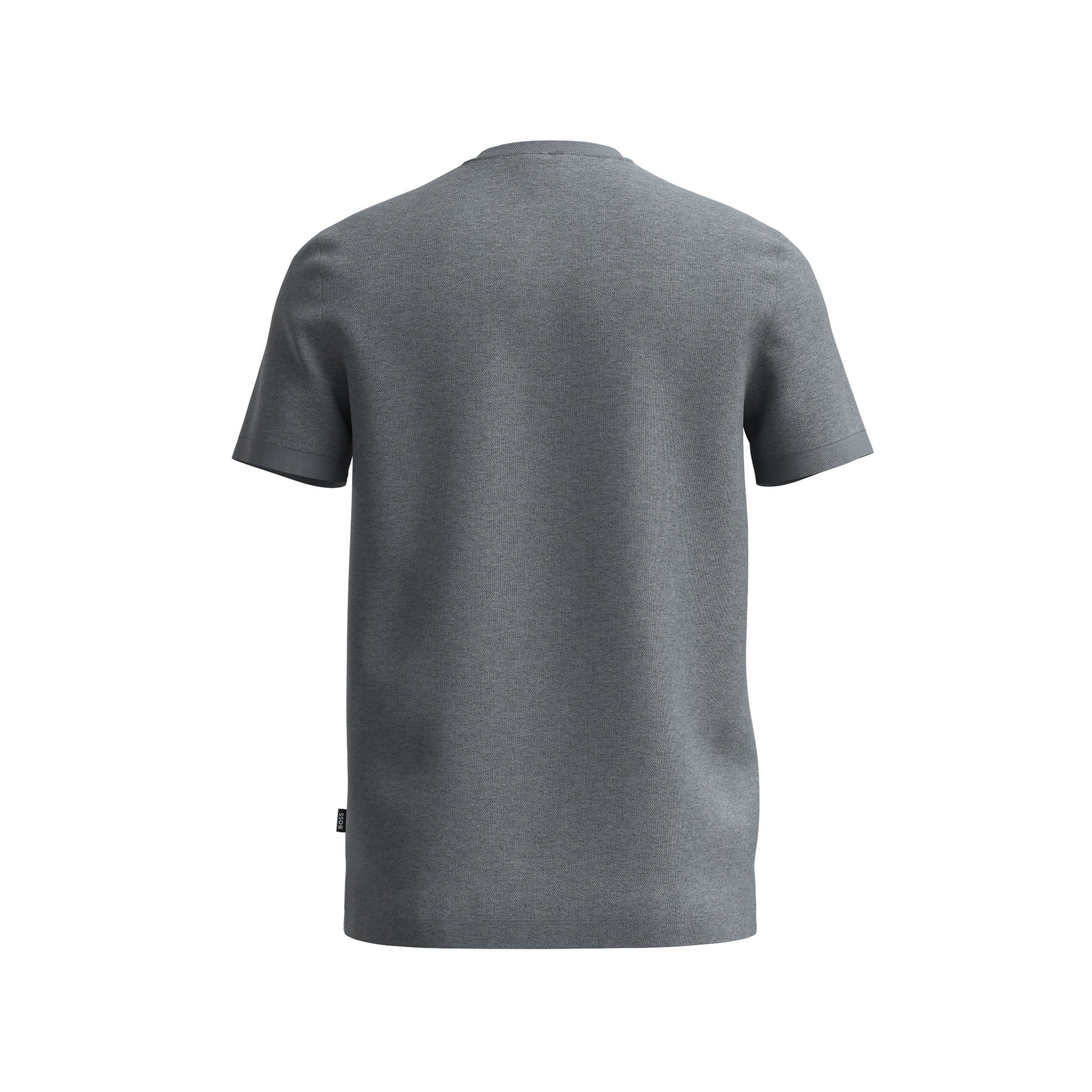 Tiburt Grau T-Shirt BOSS (1-tlg) (041)