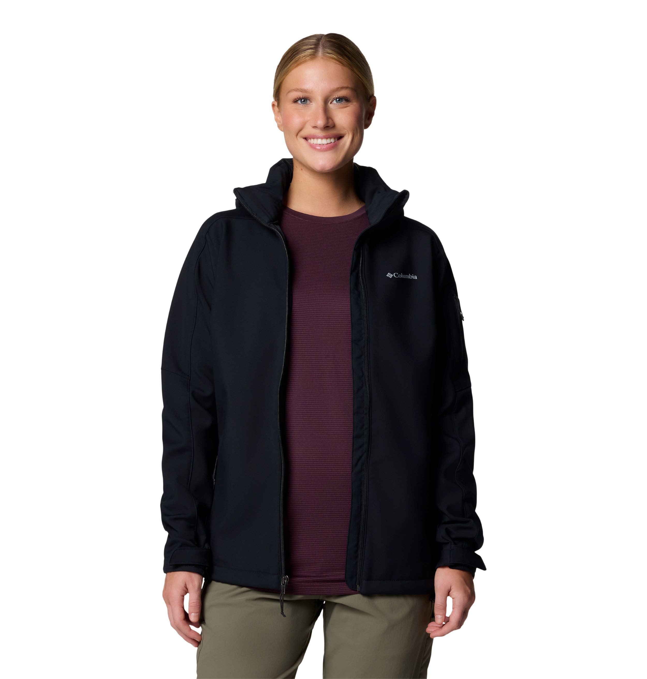 Columbia Softshelljacke Cascade Ridge II (angenehmes Tragegefühl, Omni-Shield) schwarz Damen