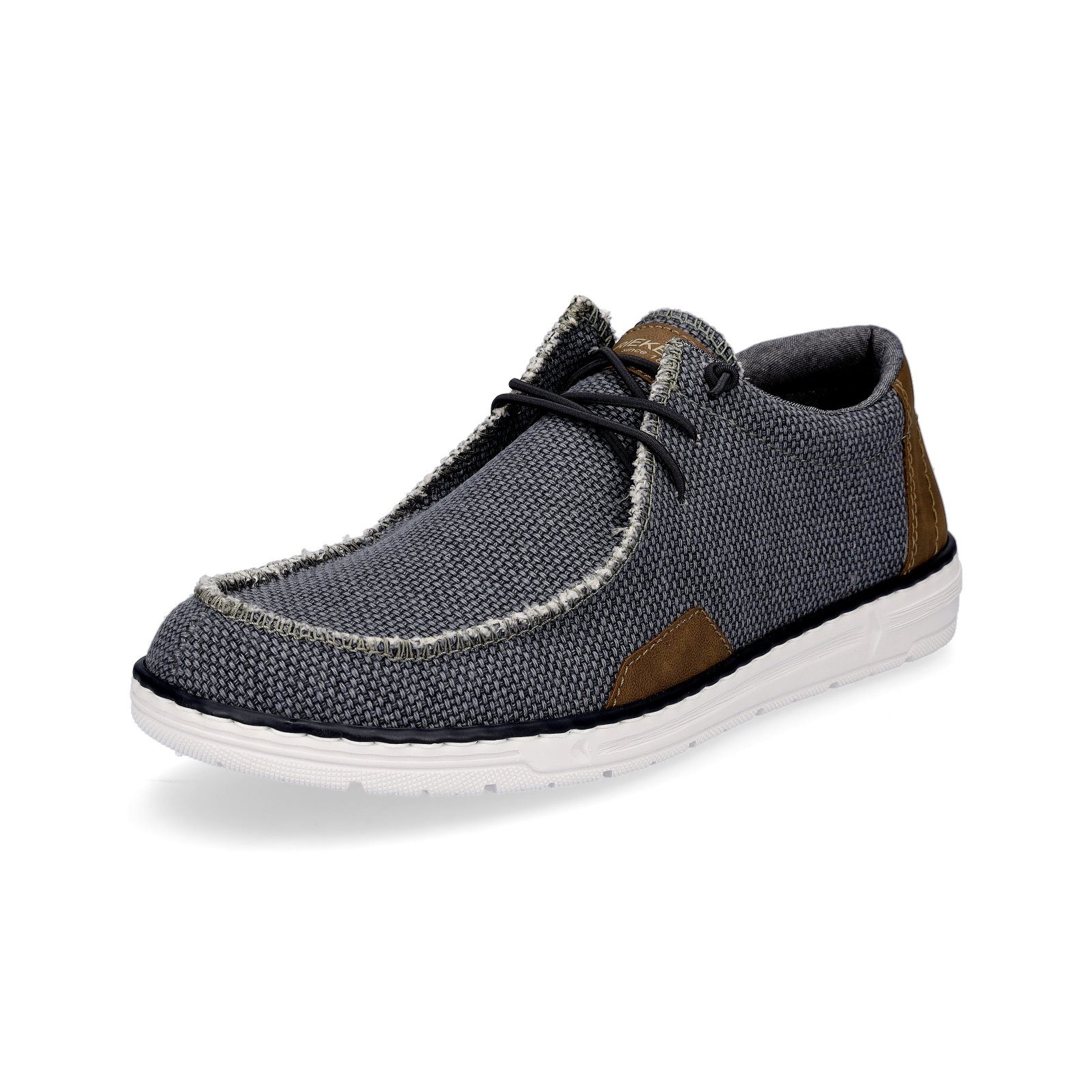 Rieker Herren Canvas Slipper denim blau Slipper