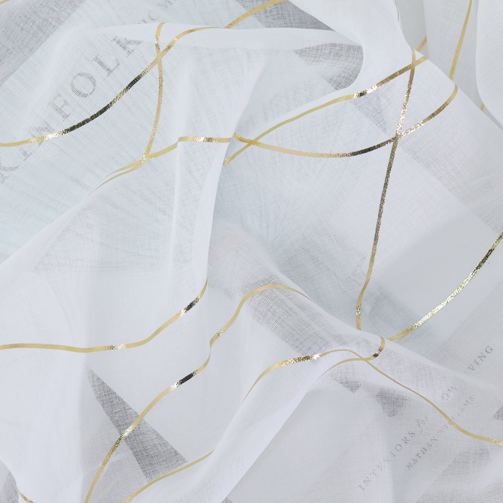 Joyswahl Raffrollo, Streifen Druck Kurz Bindegardine mit Tunnelzug, für Küc günstig online kaufen