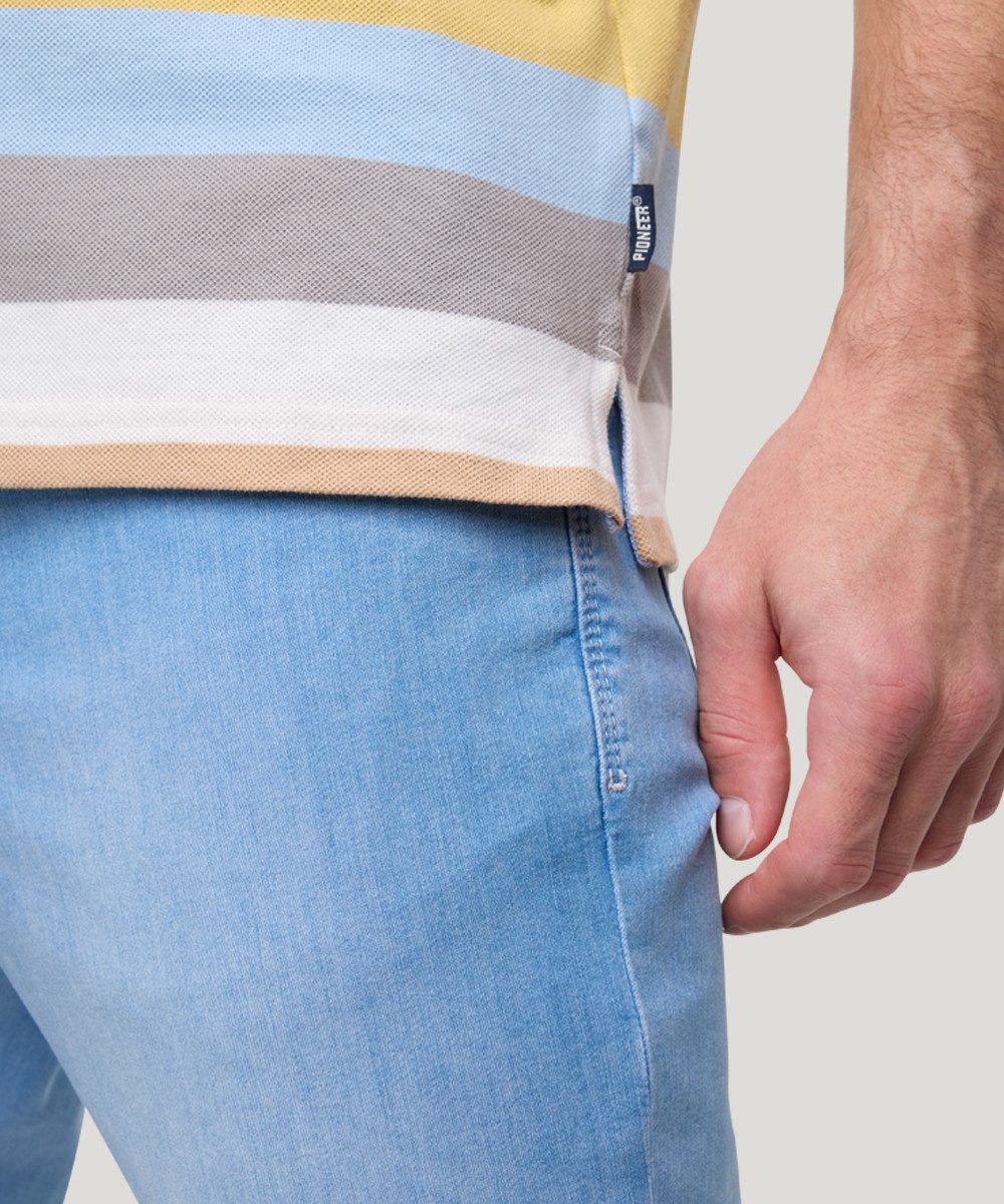 Pioneer Authentic Jeans Poloshirt mit Streifenmuster – Bild 5 von 5