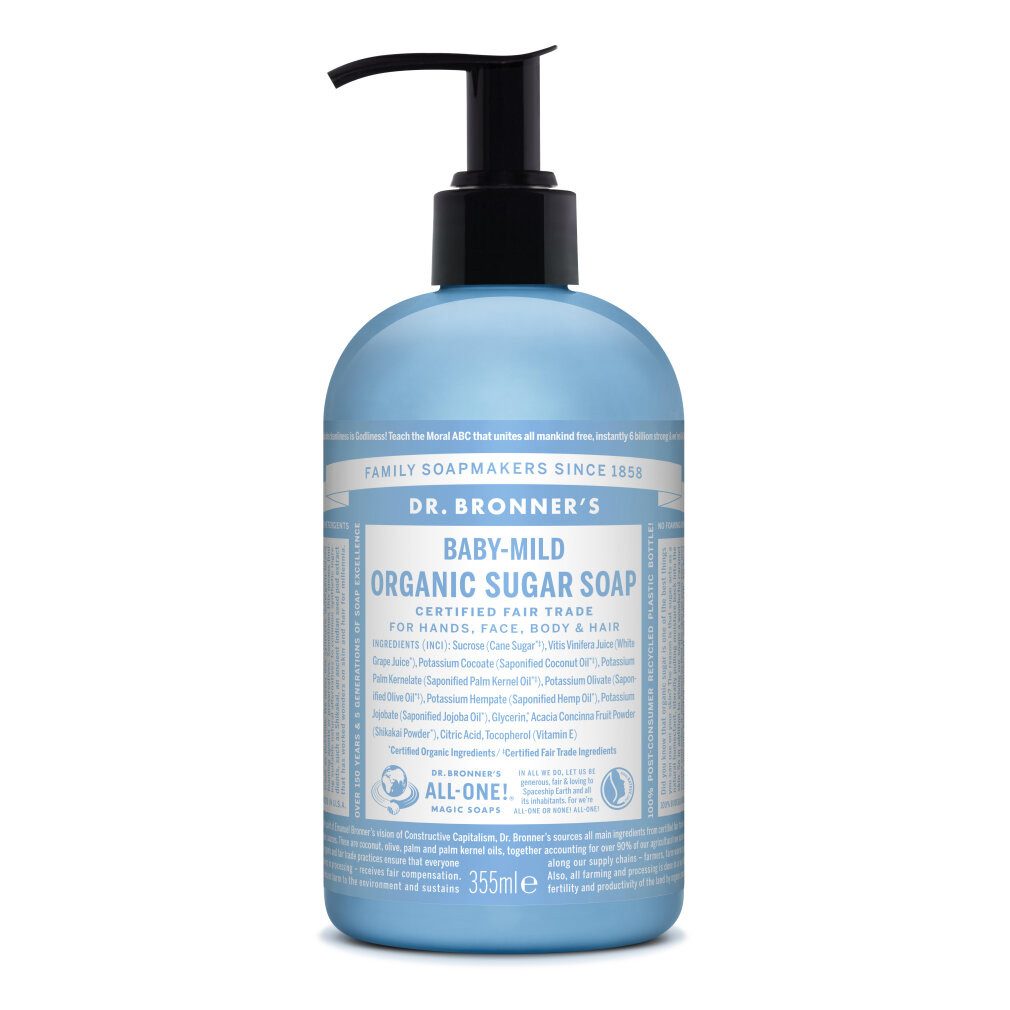 Dr. Bronners Körperpflegemittel Dr. Bronner's - Bio-Zuckerseife Baby Mild 355ml