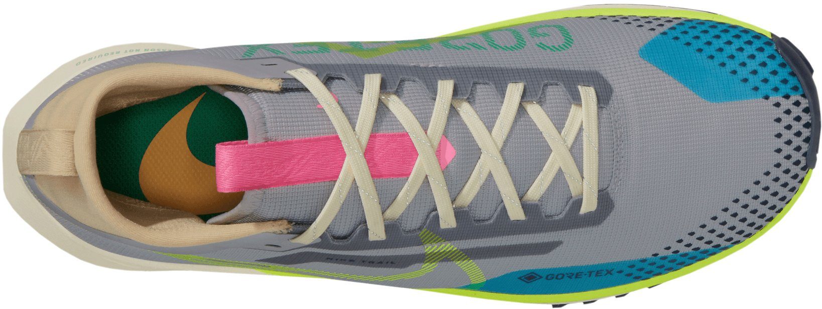 Nike Laufschuh 4 WATERPROO GORE-TEX WOLF-GREY-VOLT-STADIUM-GREEN-BALTIC-BLUE wasserdicht TRAIL PEGASUS