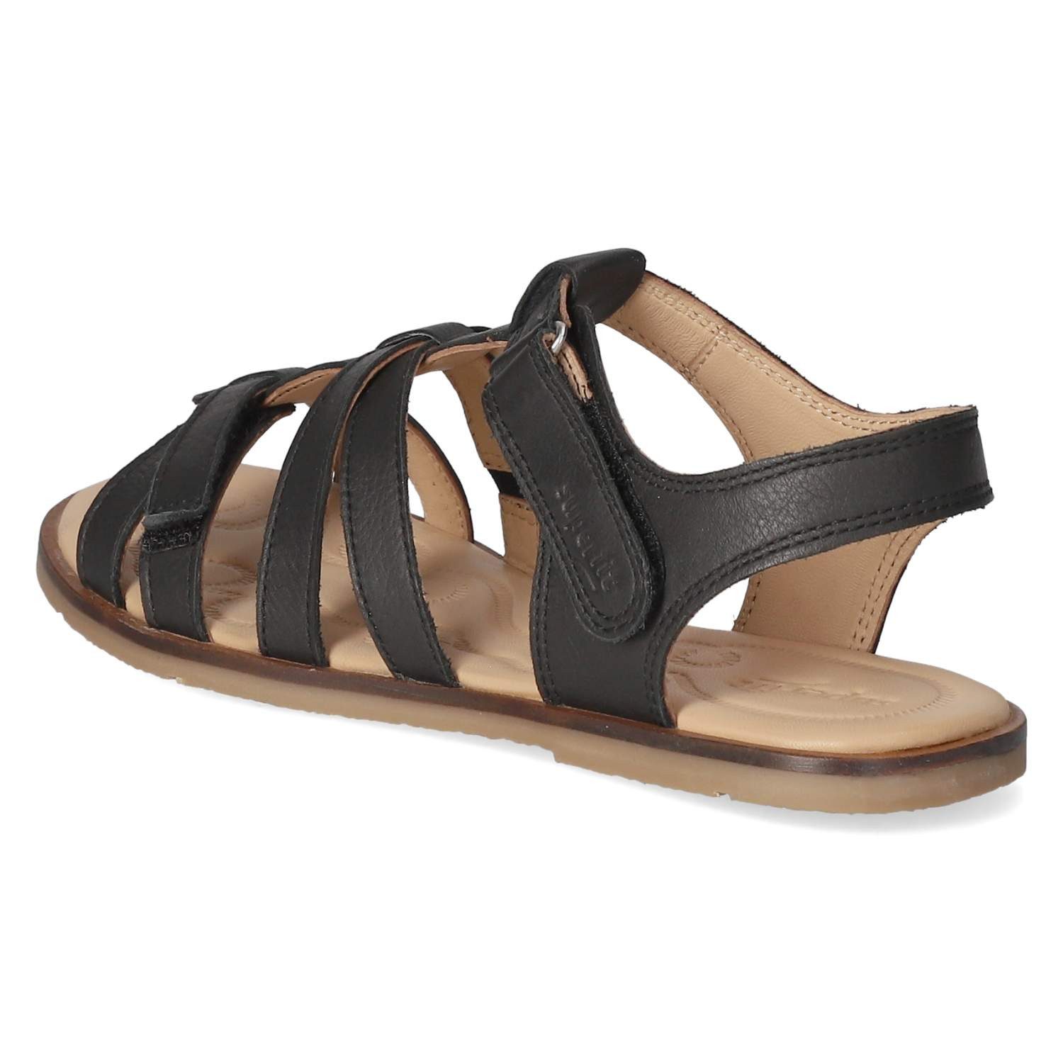 Superfit Superfit 1-001003-0000 Mädchen Glattleder black Sandalette