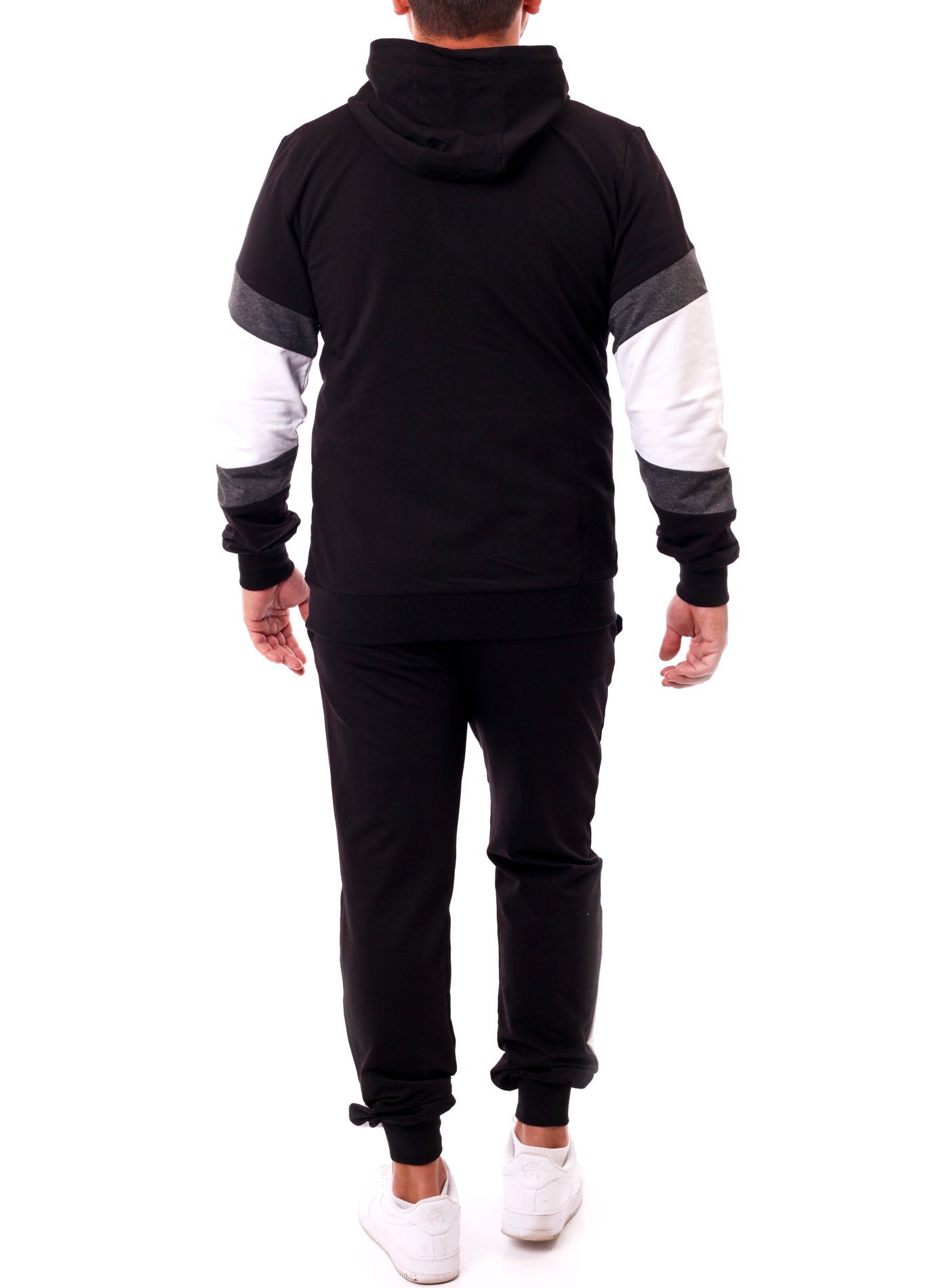 Reslad Jogginganzug Reslad Trainingsanzug Herren Jogginganzug Männer Sportanzug, Freizeit, Sweatjacke + Jogginghose SET Gym Fitness Sportanzug Freizeitanzug – Bild 4 von 5