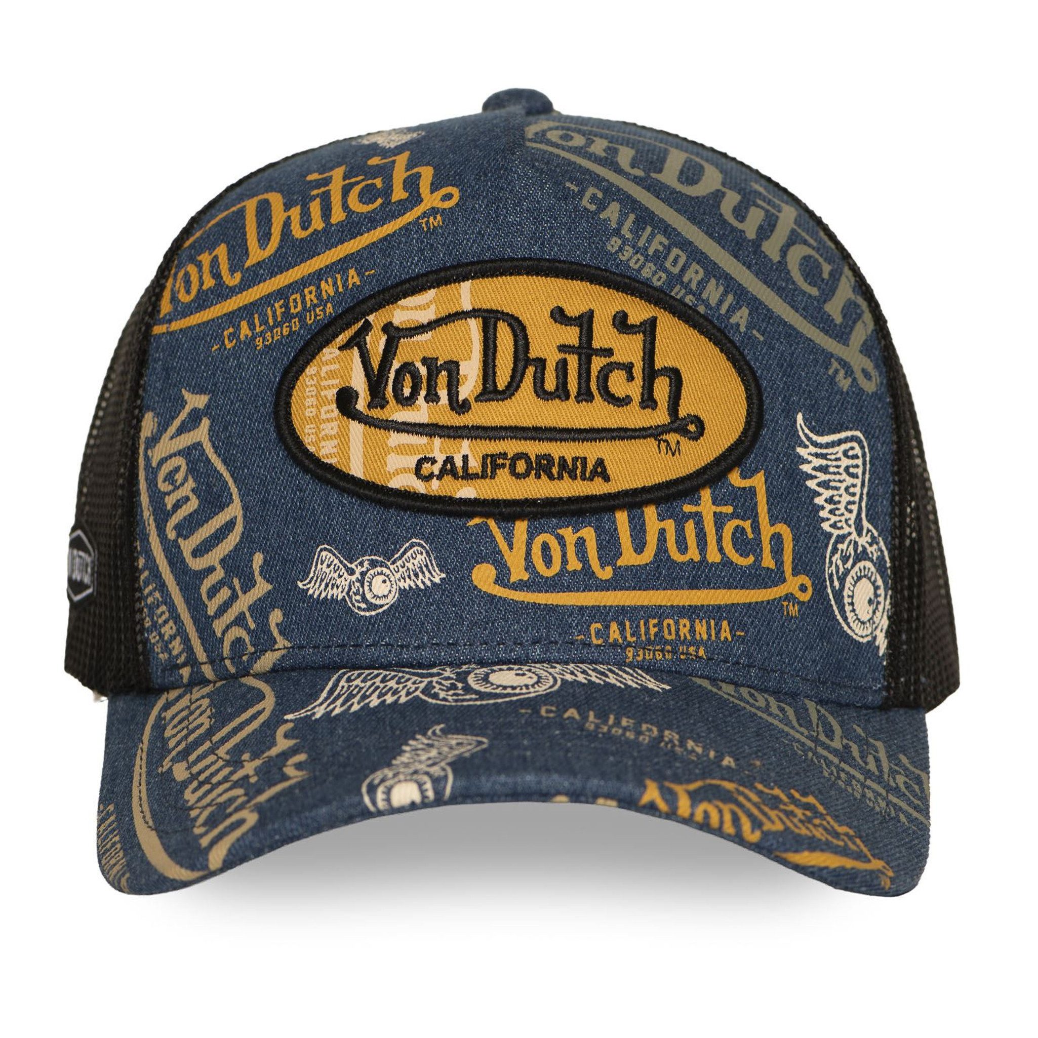 Von Dutch Trucker Cap Von Dutch Originals Trucker Cap - CALIFORNIA ALLOVER Mesh (Basecap, Basecap, Meshcap, Trucker Kappe)