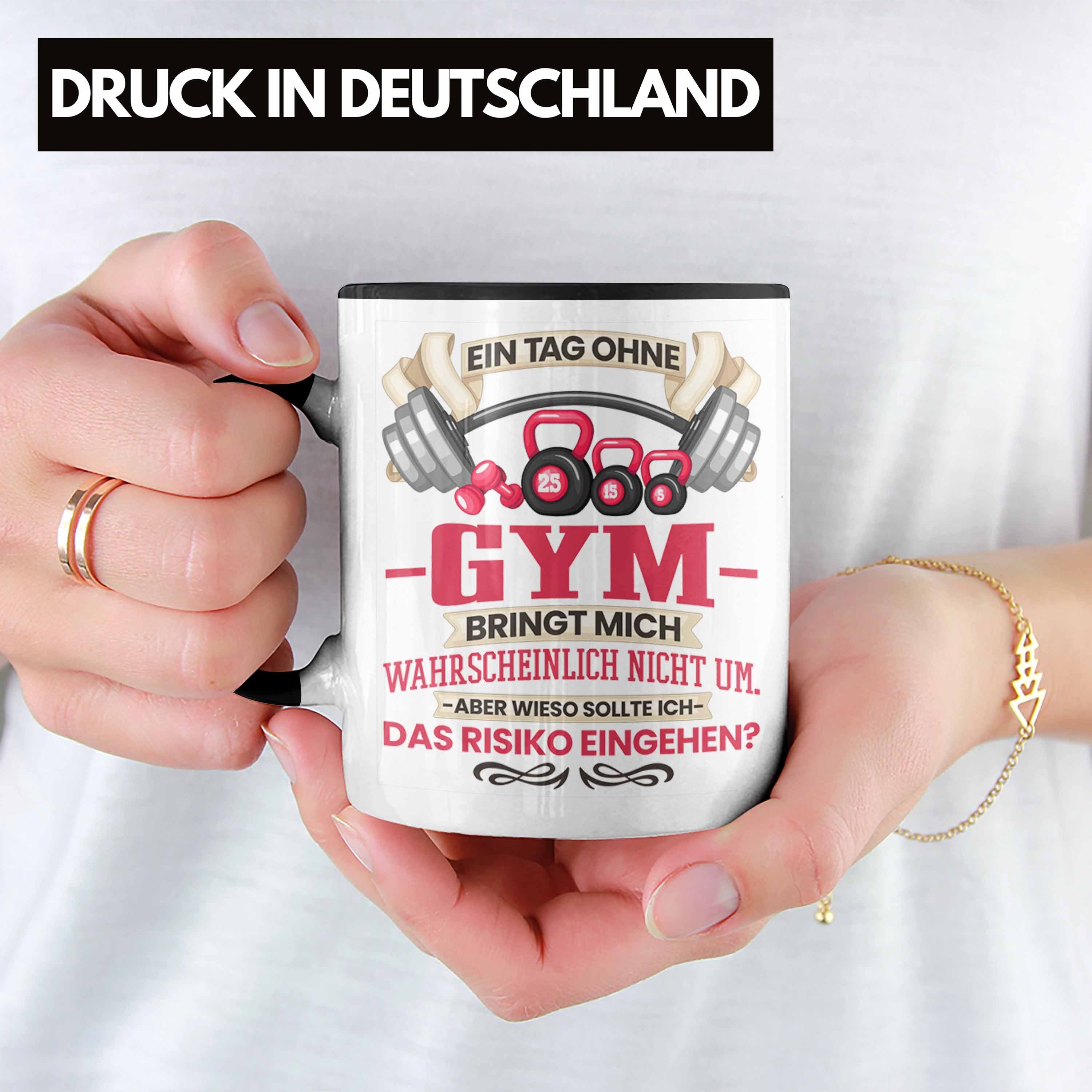 Trendation Tasse Trendation - Gym Tasse Geschenk Fitness Spruch Geschenkidee für Fitnes
