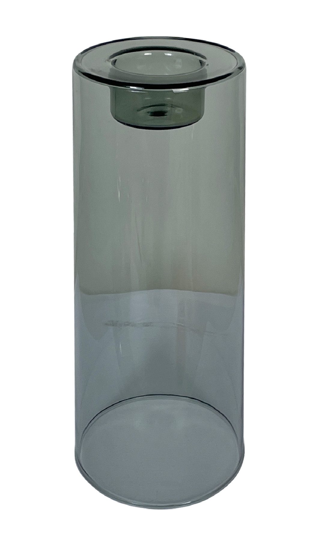 Kaheku Teelichthalter Kaheku Tischlichthalter Escala, Grau, 25 cm hoch, 420650103 (1 St)