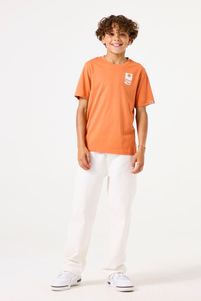 Garcia T-Shirt T-Shirt– Orange mit Rückenprint günstig online kaufen