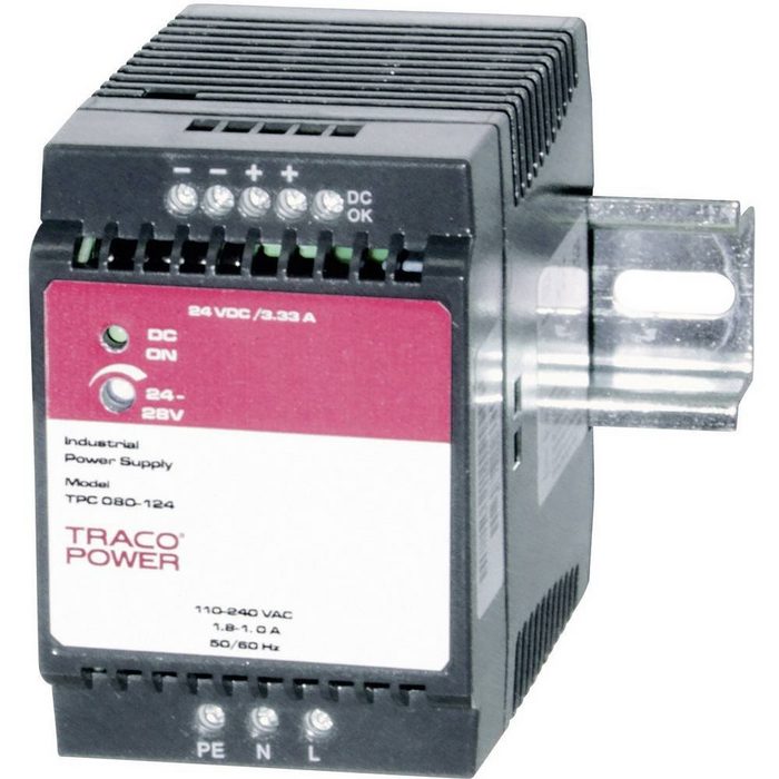 TracoPower AC/DC-Schaltnetzteil DIN-Schiene 80 W 48 V/1.7 Hutschienen-Netzteil