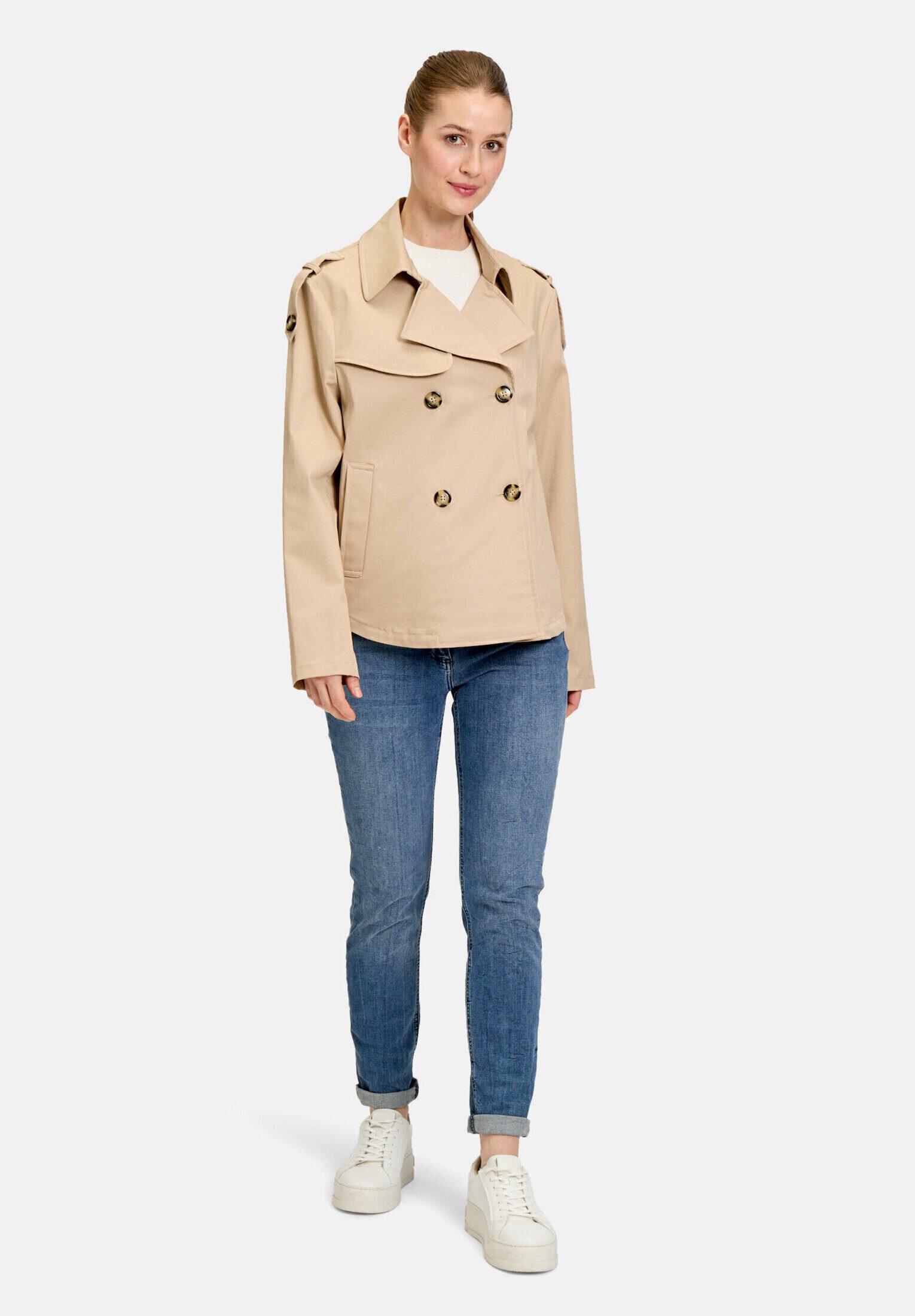 Amber & June Sommerjacke Damen mit Kragen