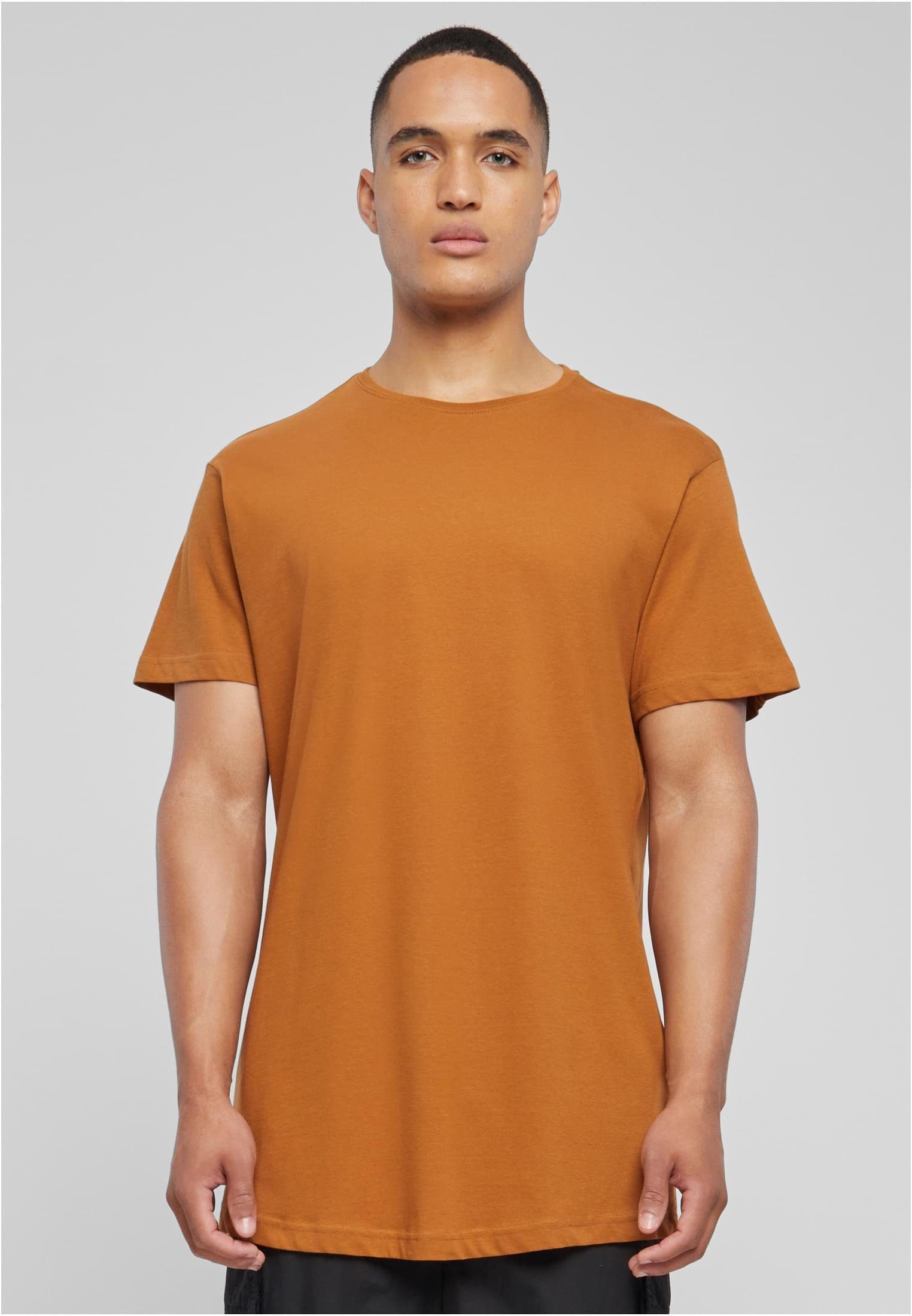 URBAN CLASSICS Rundhalsshirt Shaped Long Tee günstig online kaufen