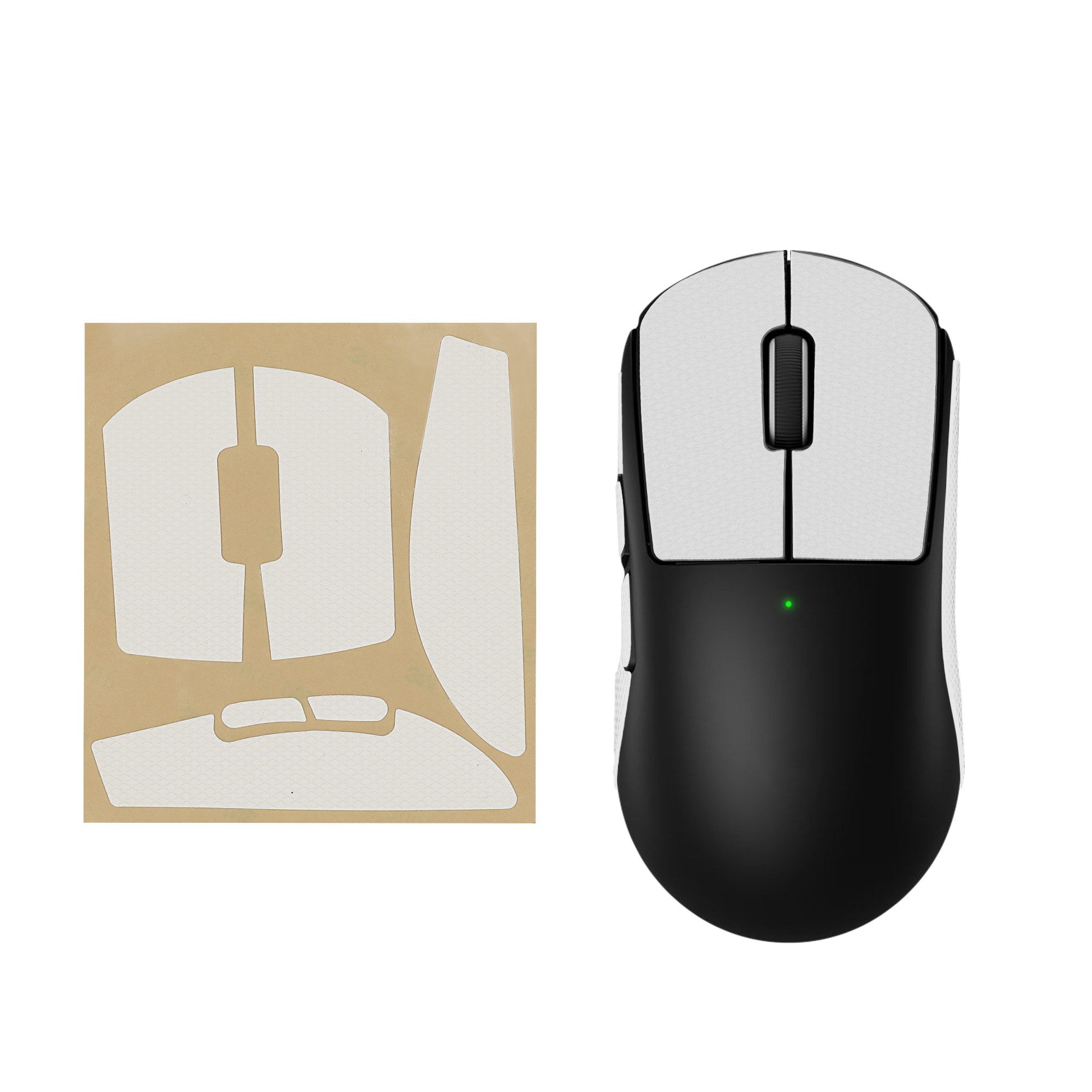 kwmobile Mausfüße Gaming Maus Grip Tape für Logitech G Pro Wireless 2 / Wireless 3 (1-St), Maus Rutschfestes Griffband für PC Maus Weiß