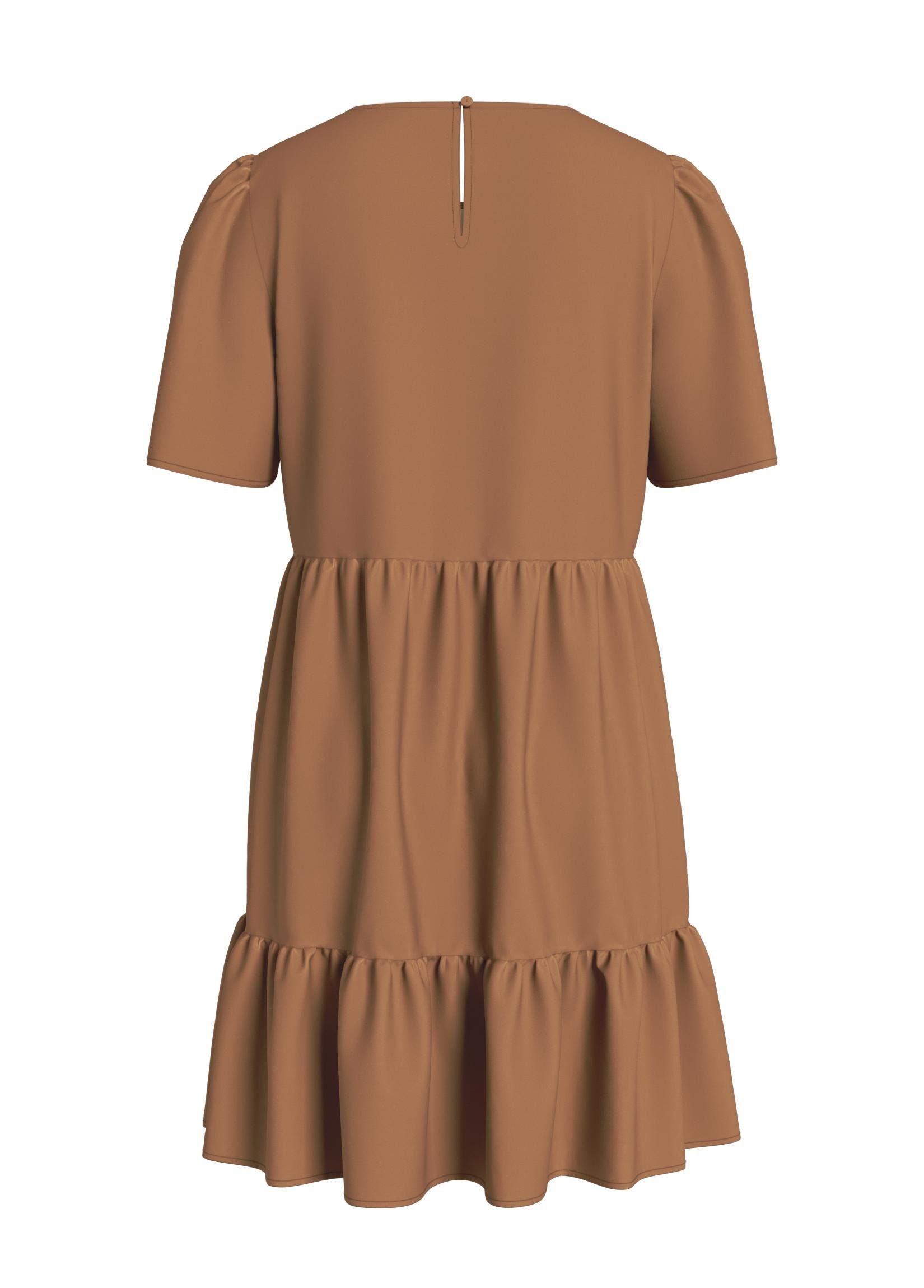 Vila Shirtkleid Volant Blusenkleid mit Rüschen günstig online kaufen